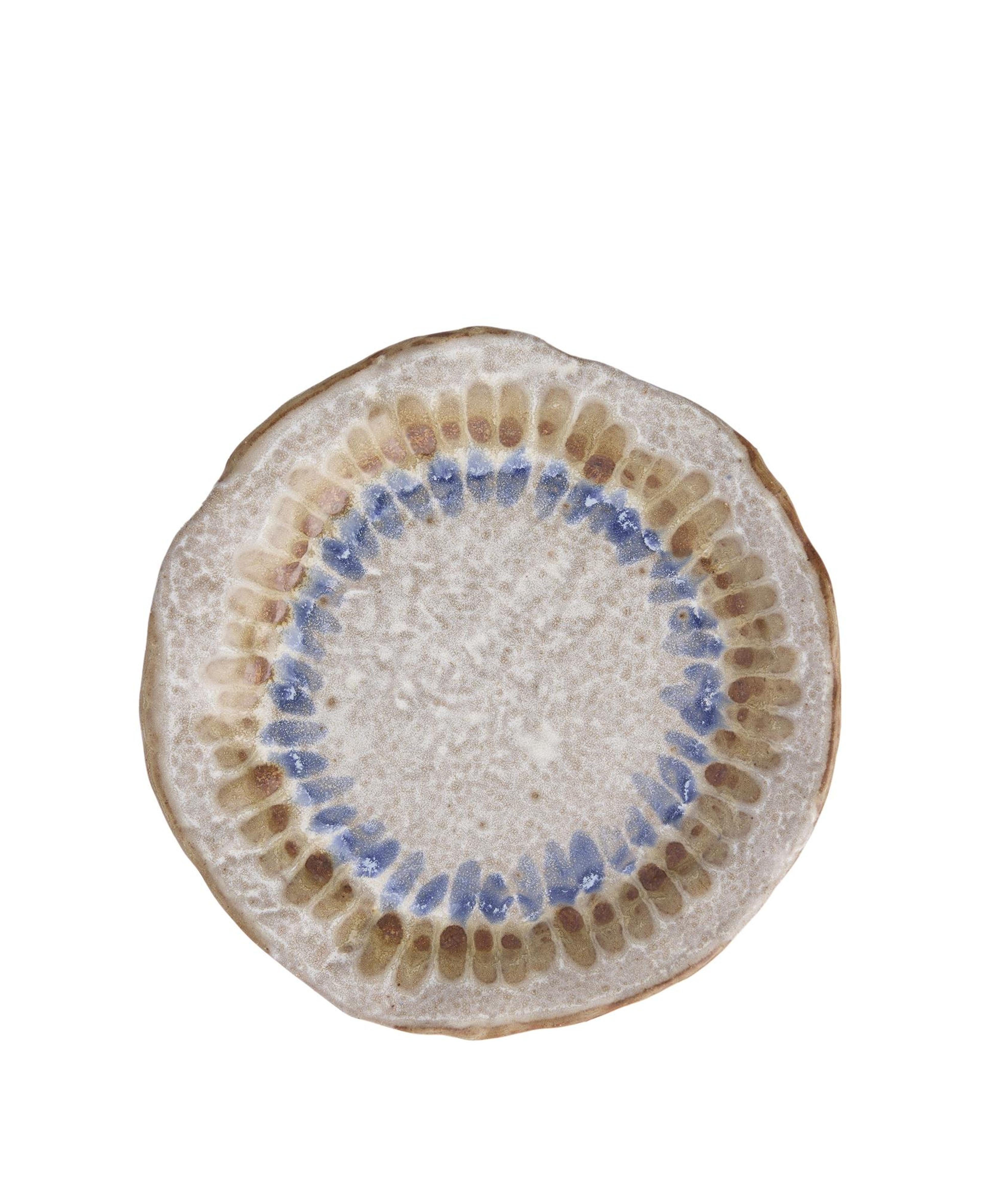 YARGICI Amorf Formlu Seramik Tatlı Tabağı(17x3 Cm)