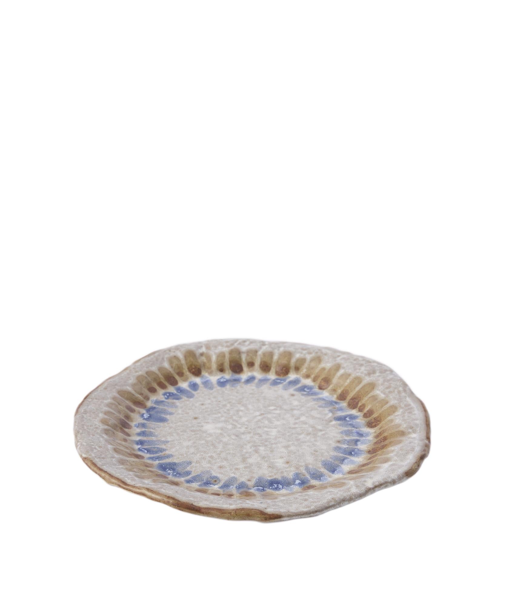 YARGICI Amorf Formlu Seramik Tatlı Tabağı(17x3 Cm)