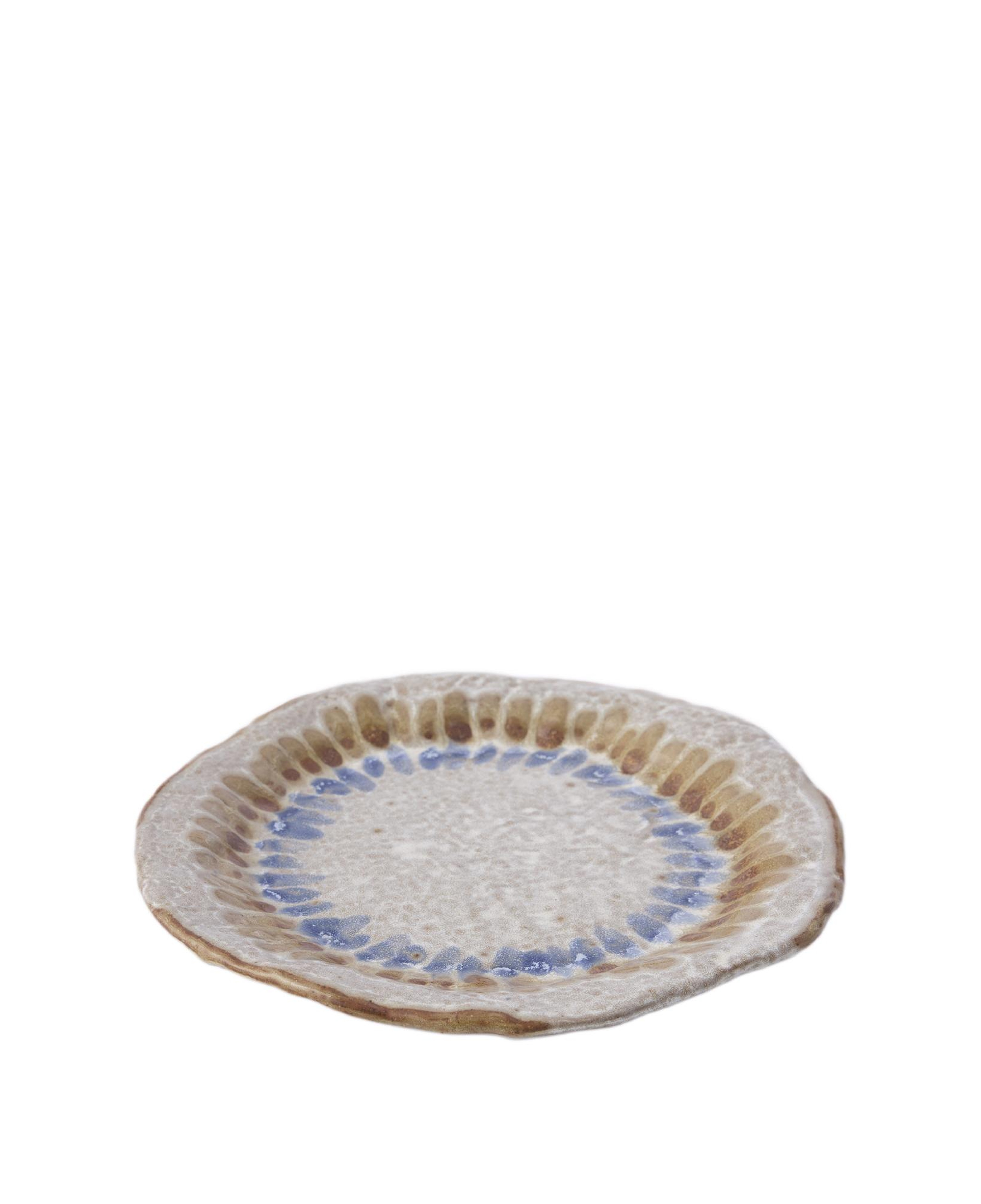 YARGICI Amorf Formlu Seramik Tatlı Tabağı(17x3 Cm)