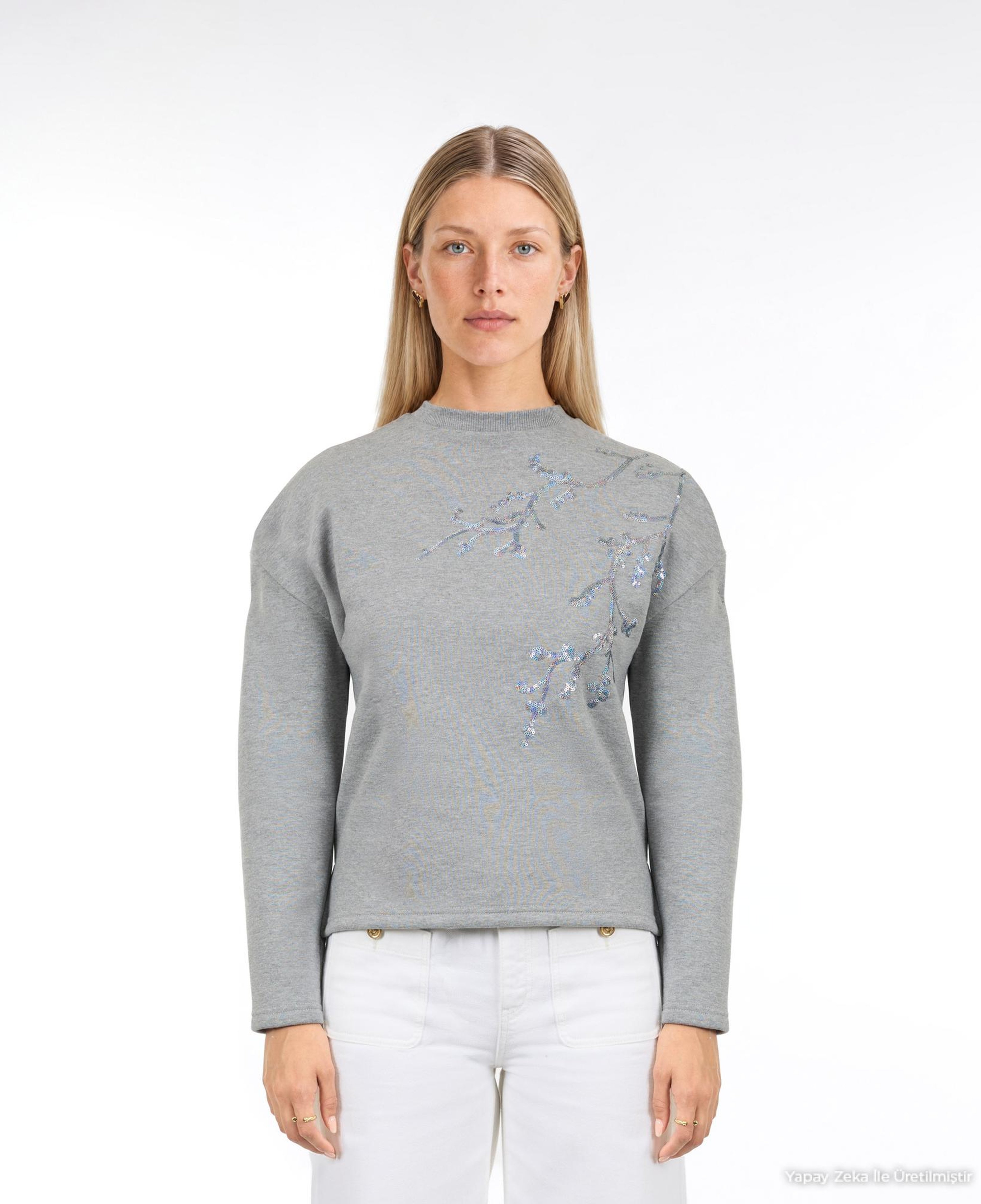 YARGICI Regular Bisiklet Yaka Uzun Kol Sweatshirt