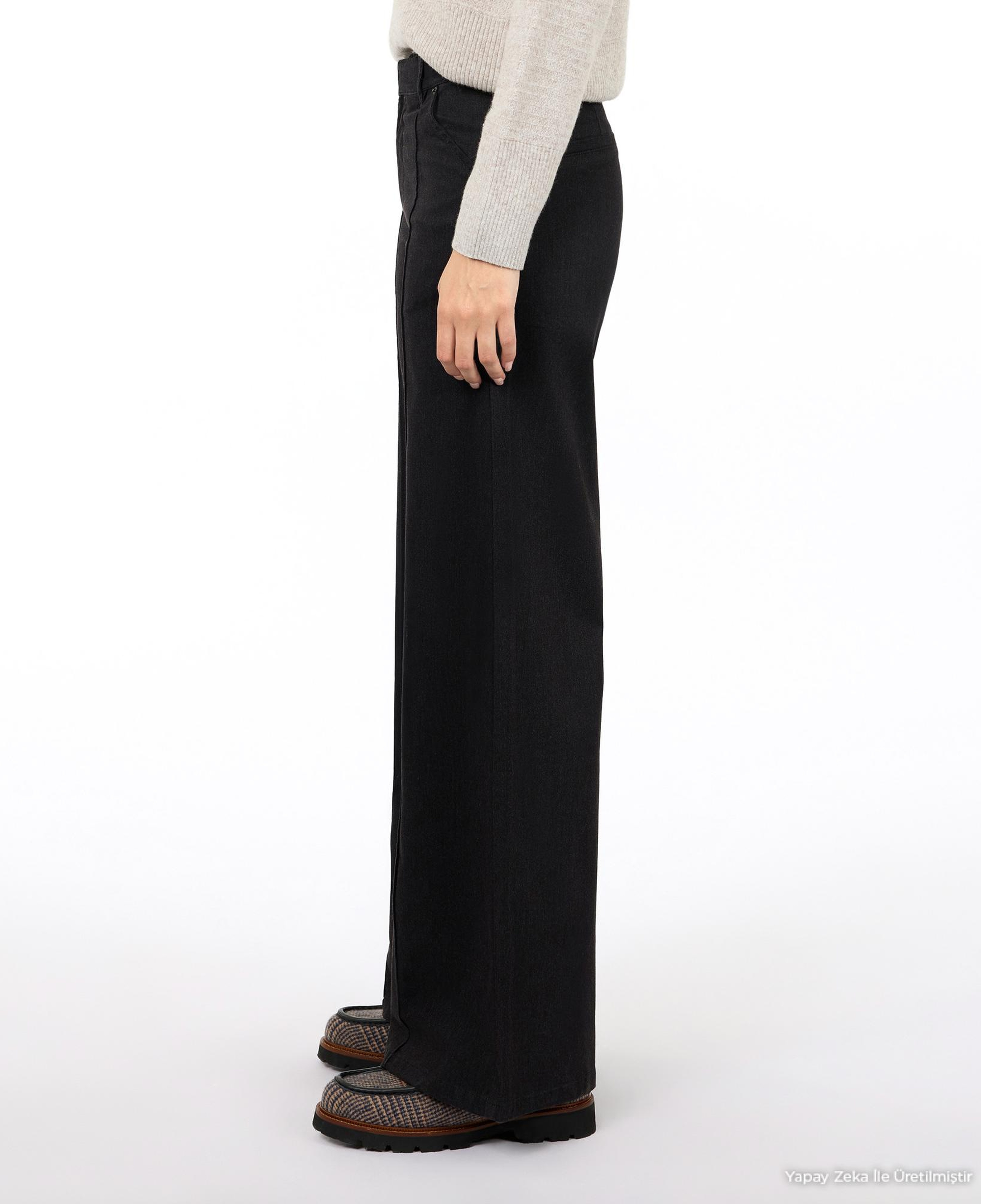 YARGICI Geniş Düşük Bel Pantolon