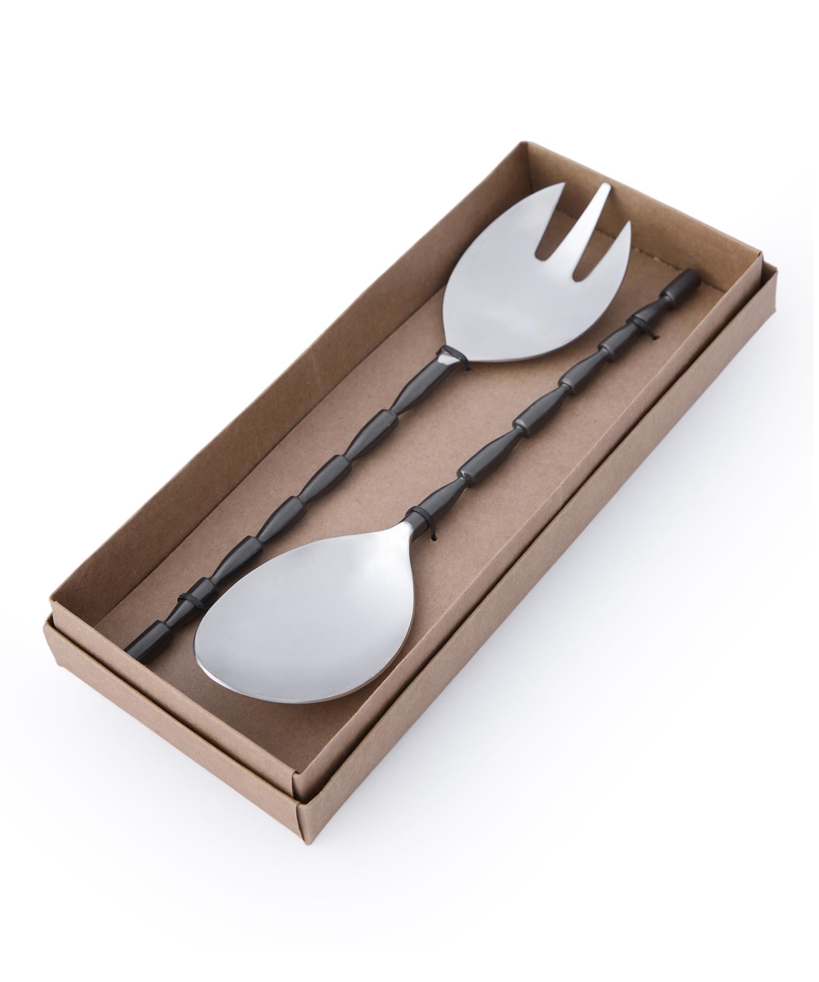 YARGICI Paslanmaz Çelik Salata Servis Seti(12x30x4 Cm)