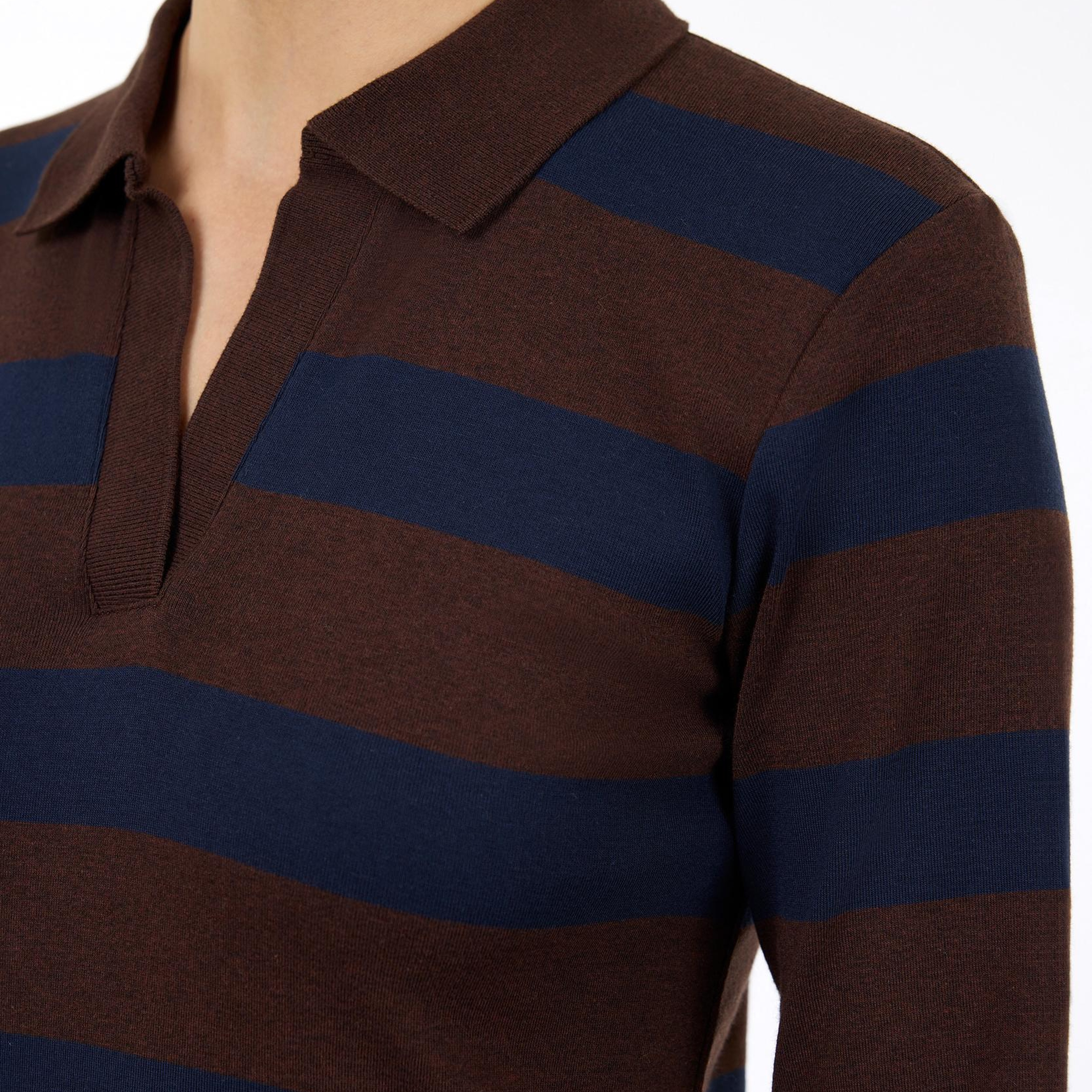 YARGICI Regular Polo Yaka Uzun Kol Kazak