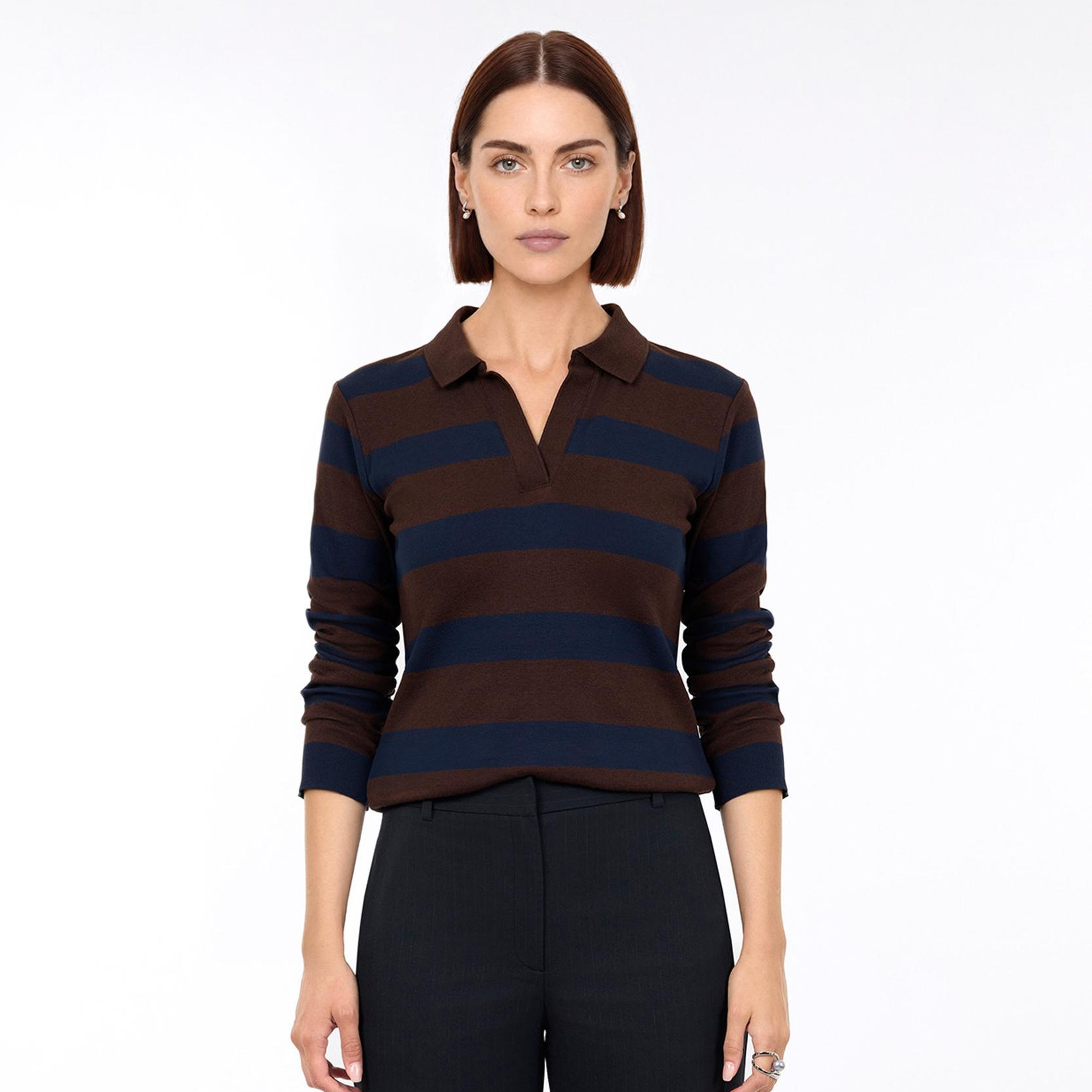 YARGICI Regular Polo Yaka Uzun Kol Kazak