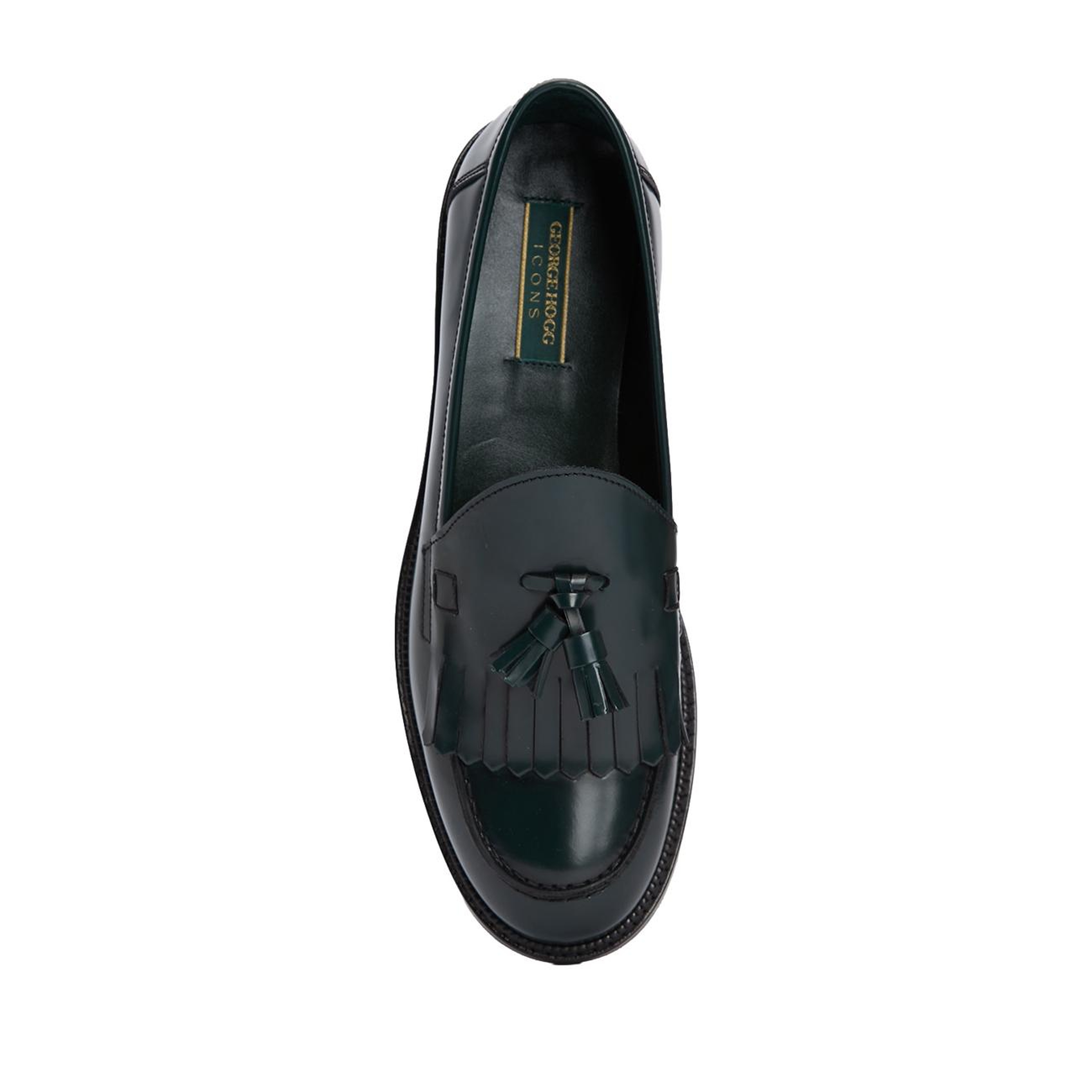 George Hogg Icons Kadın Yeşil Deri Loafer