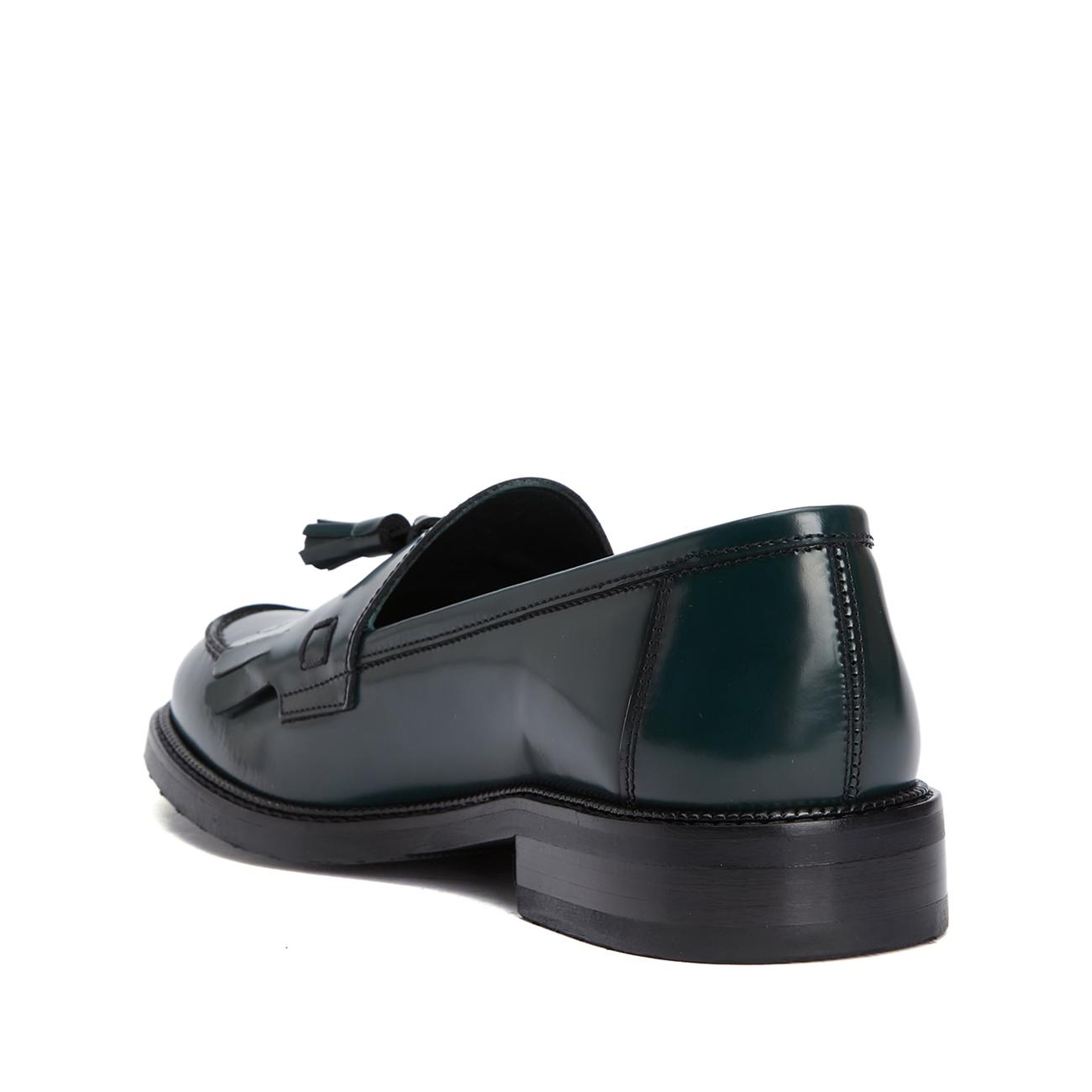 George Hogg Icons Kadın Yeşil Deri Loafer