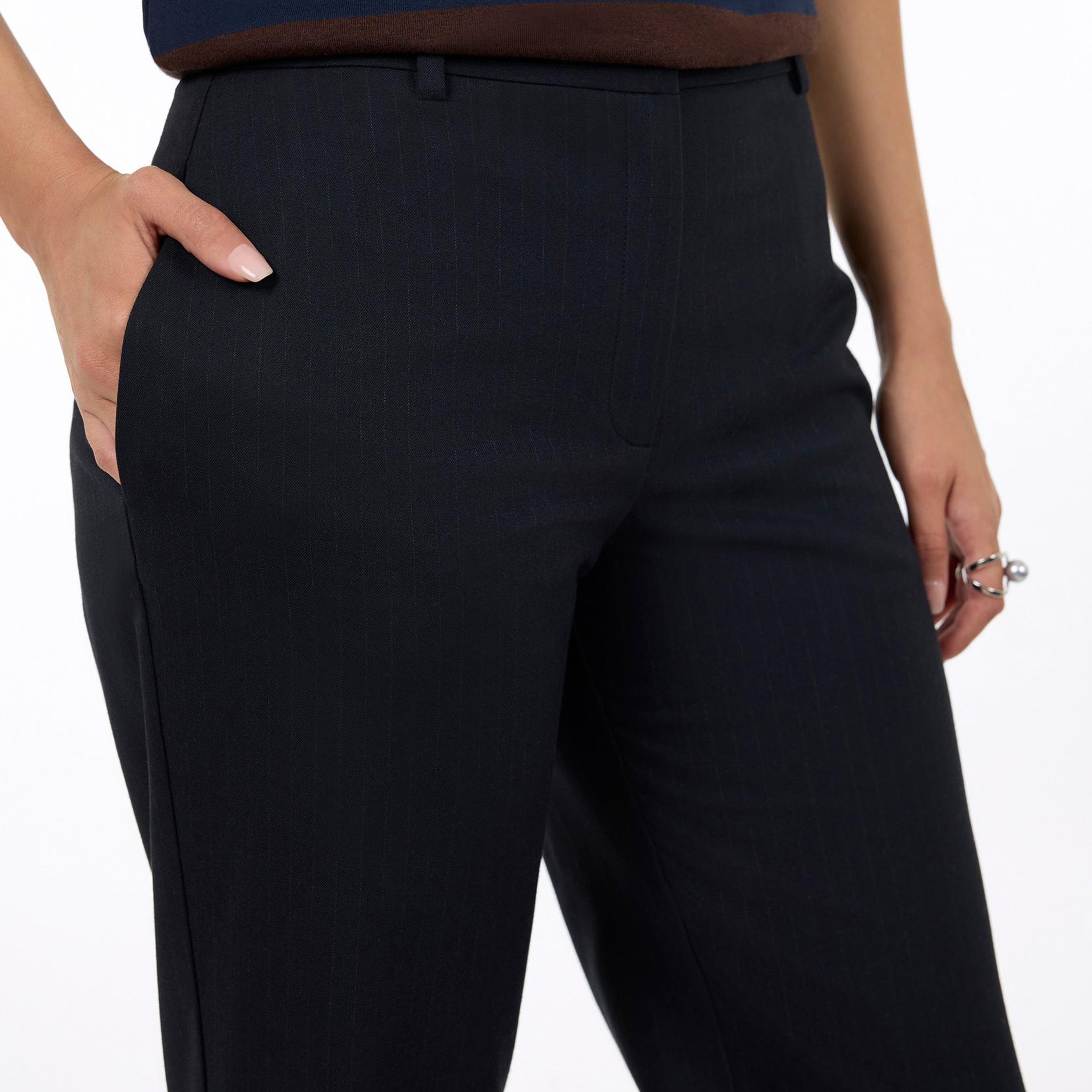 YARGICI Düz Normal Bel Pantolon