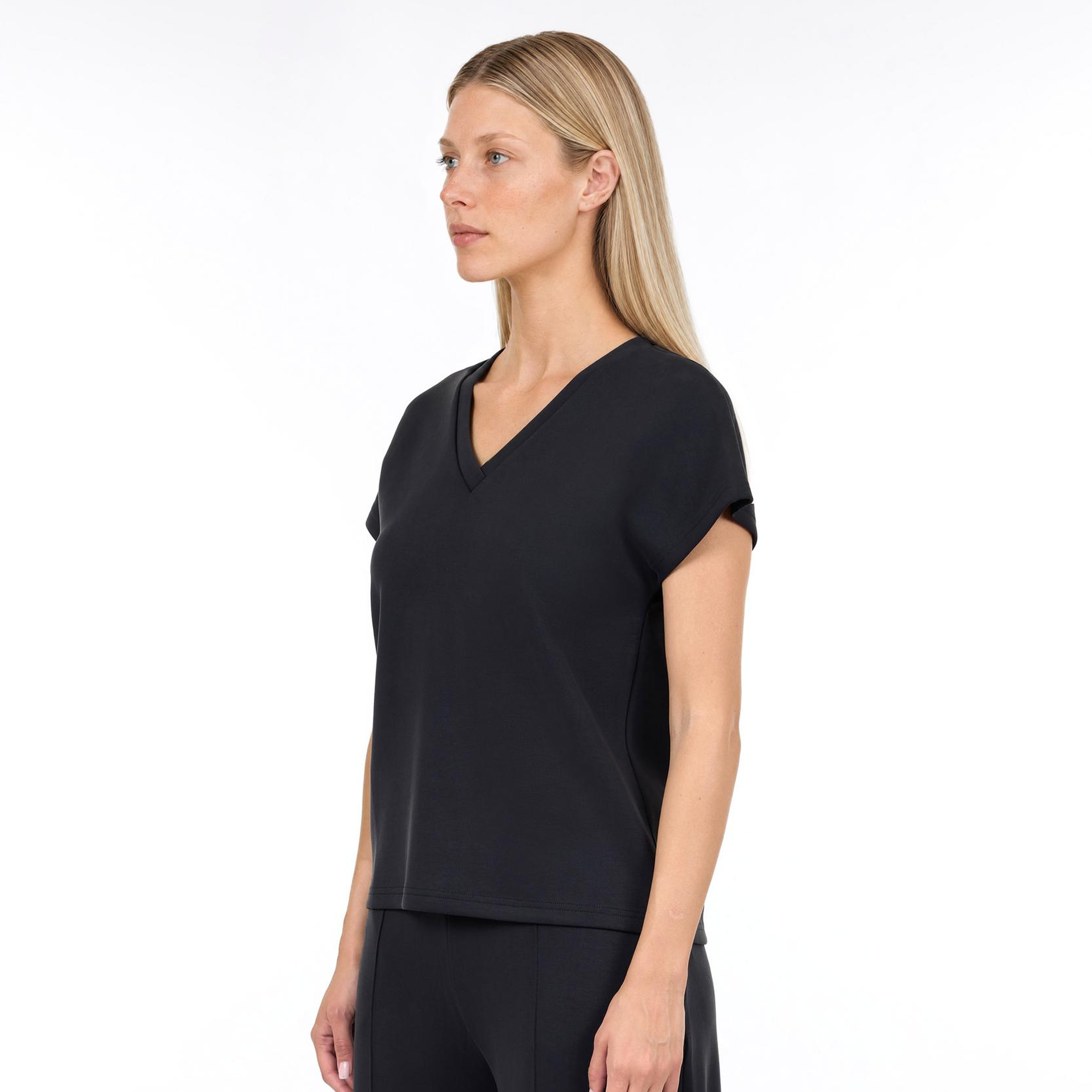 YARGICI Regular V Yaka Kısa Kol T-shirt