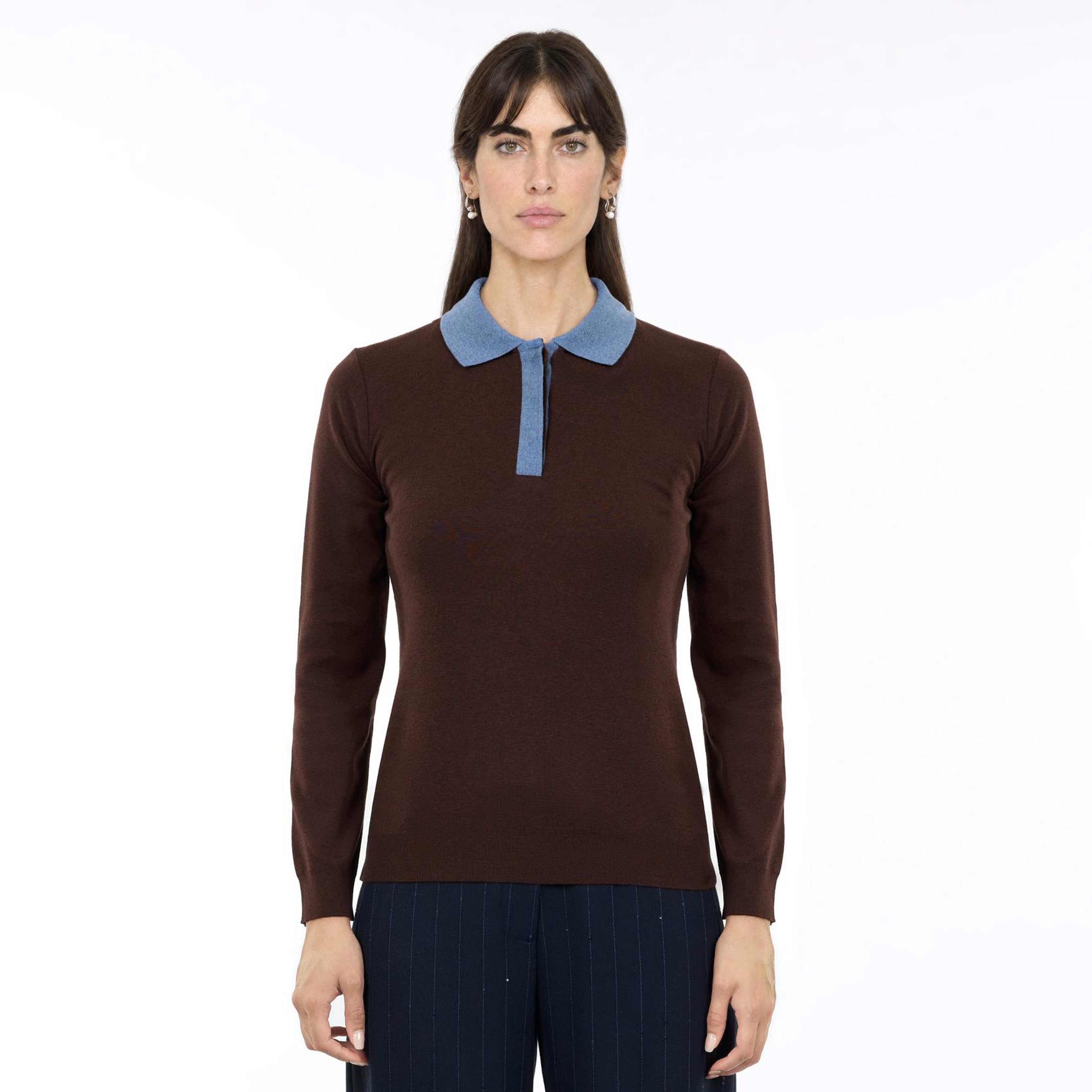 YARGICI Regular Polo Yaka Uzun Kol Kazak