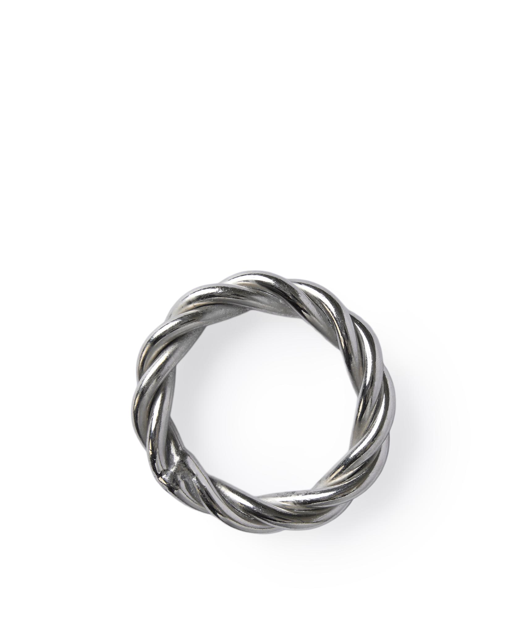 YARGICI Metal Örgü Detaylı Yuvarlak Peçete Halkası(3 Cm)