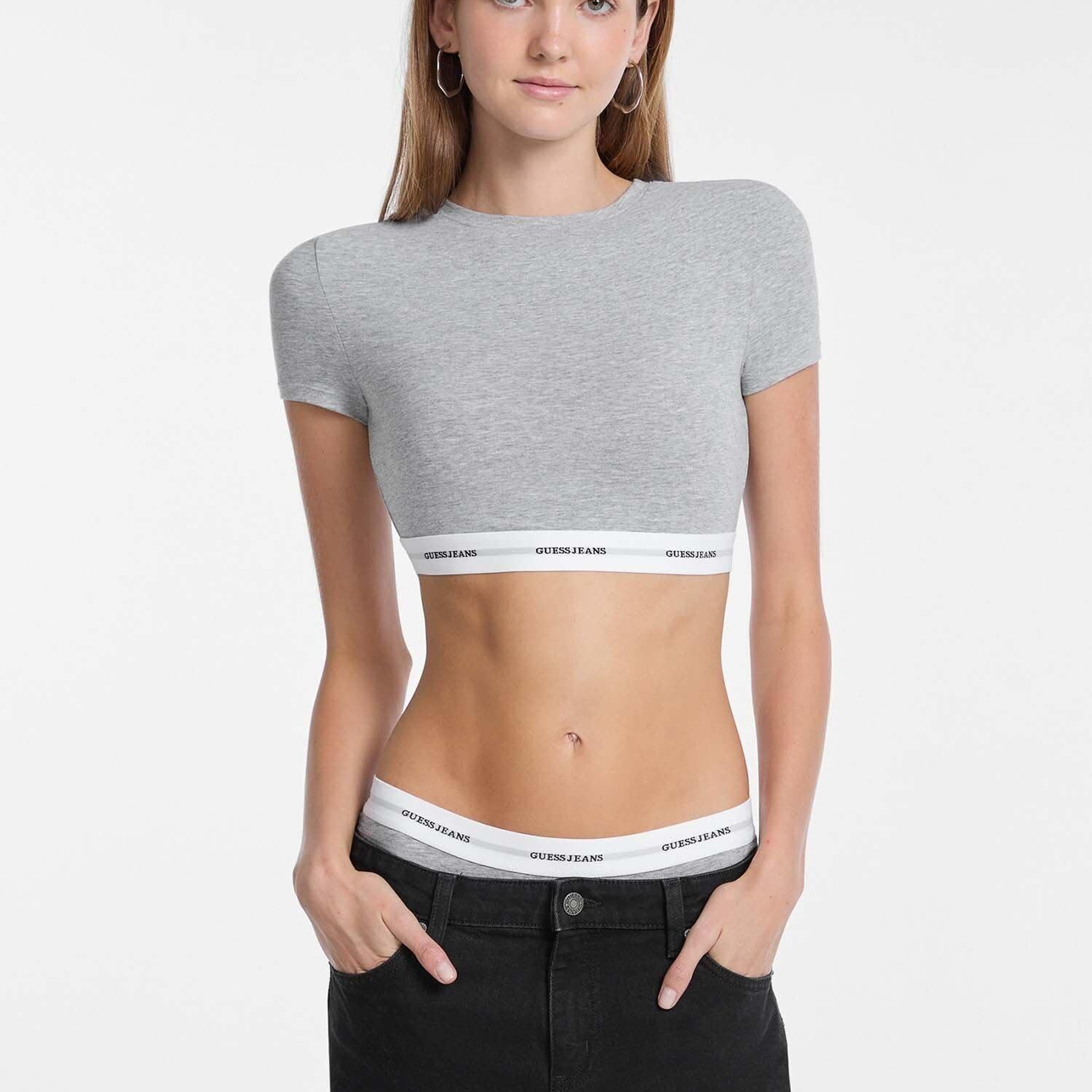 Guess Jeans Kadın Modal Karışımlı Bralet