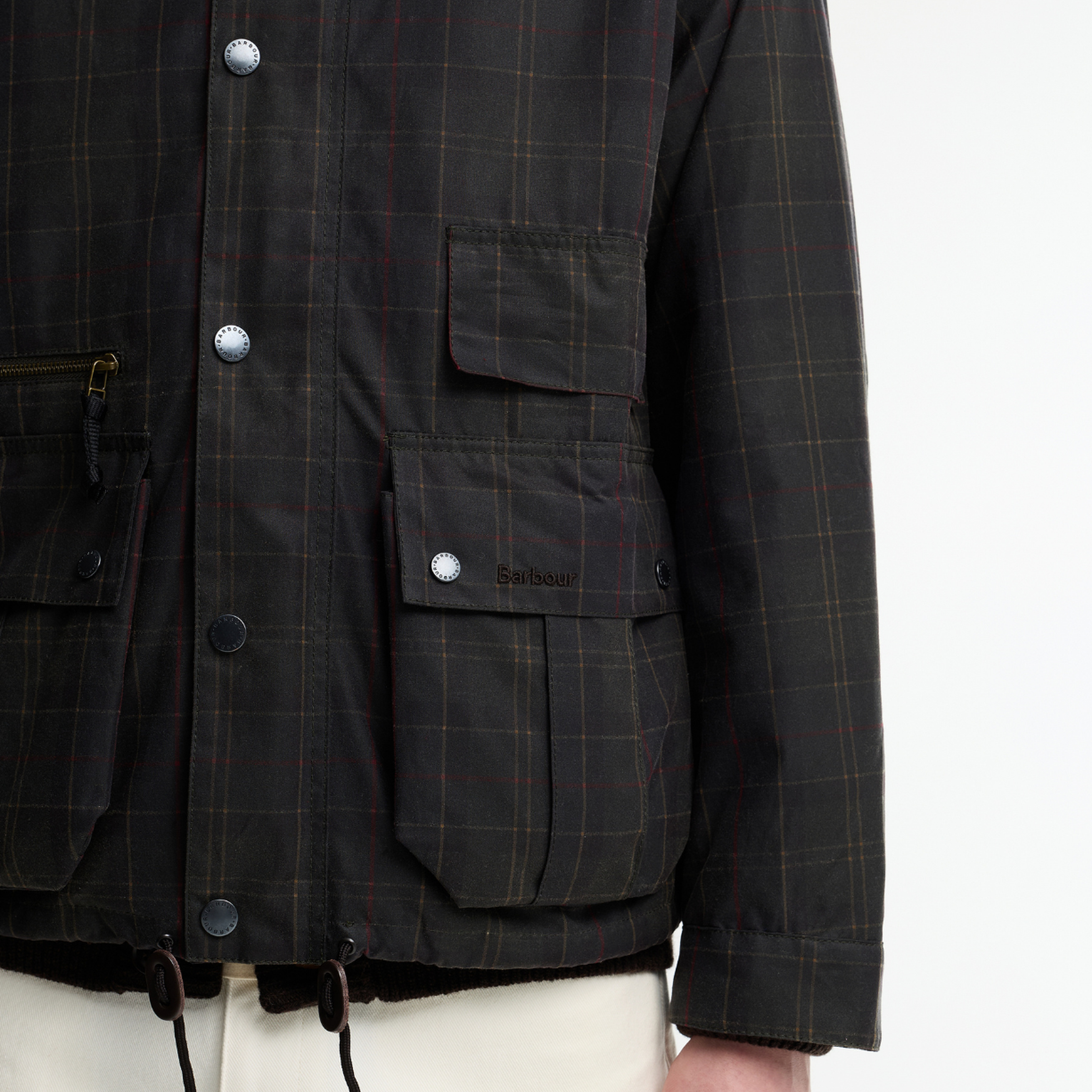 Barbour Modified Tartan Ursula Yağlı Ceket
