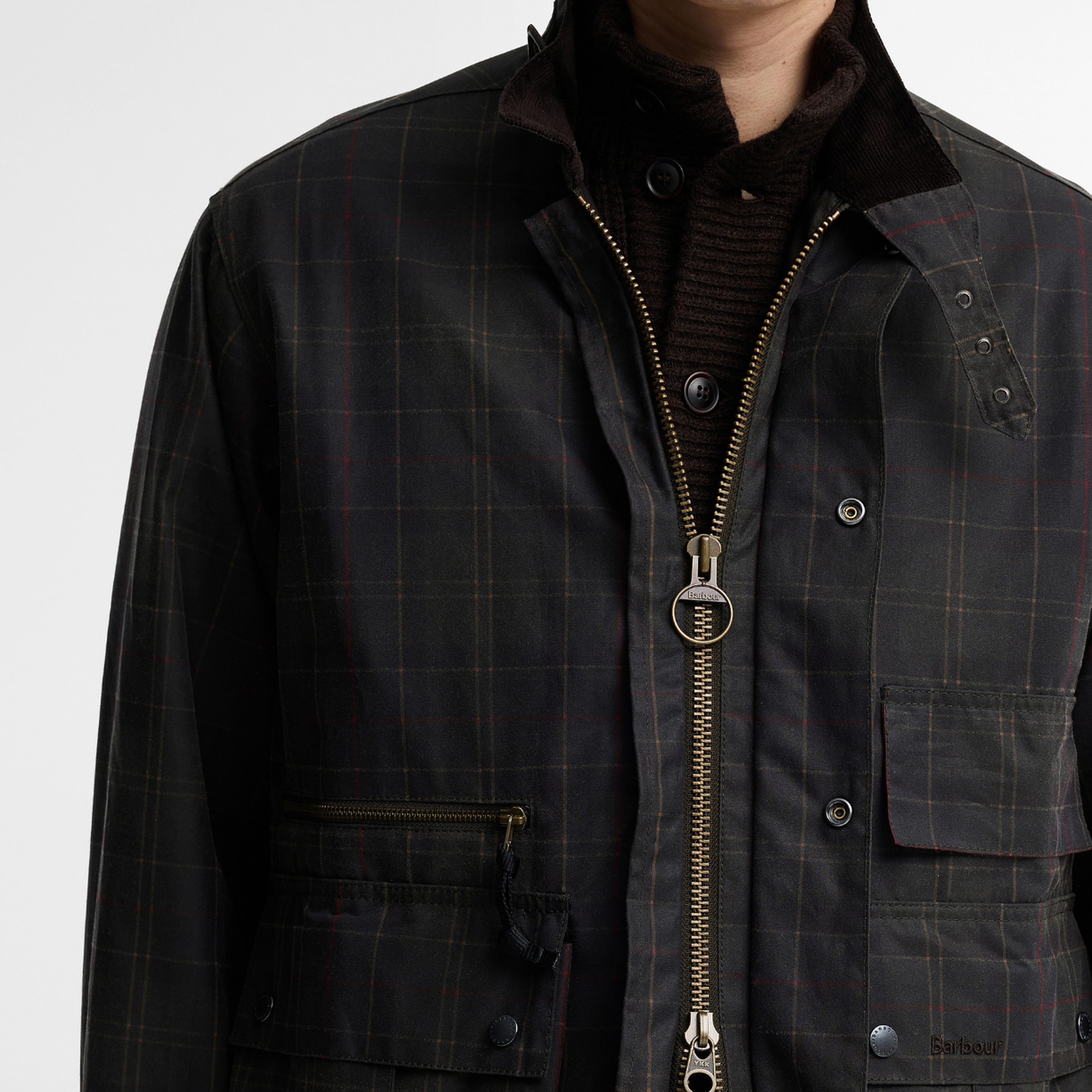 Barbour Modified Tartan Ursula Yağlı Ceket