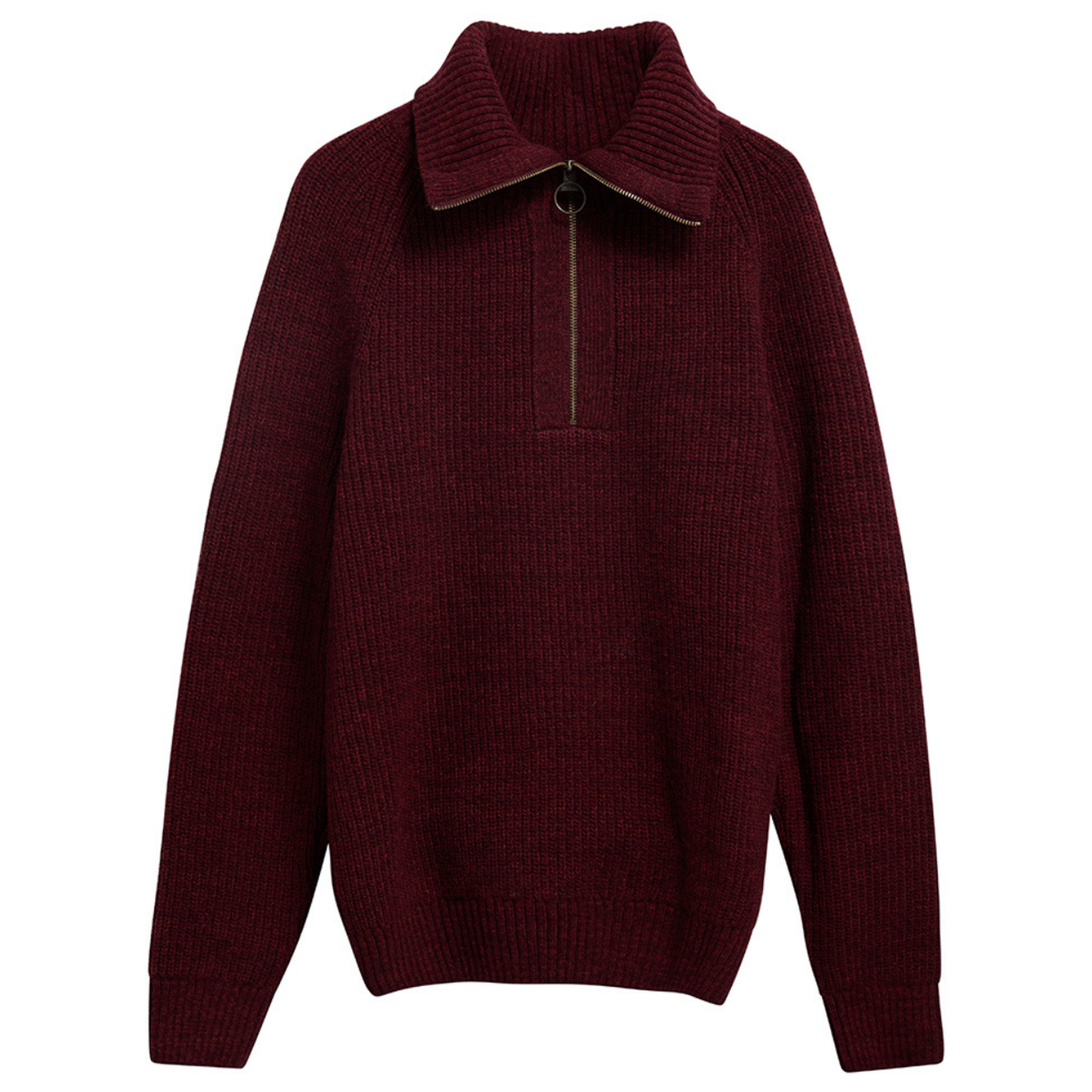 Barbour Riggbay Knitted Yarım Fermuarlı Kazak