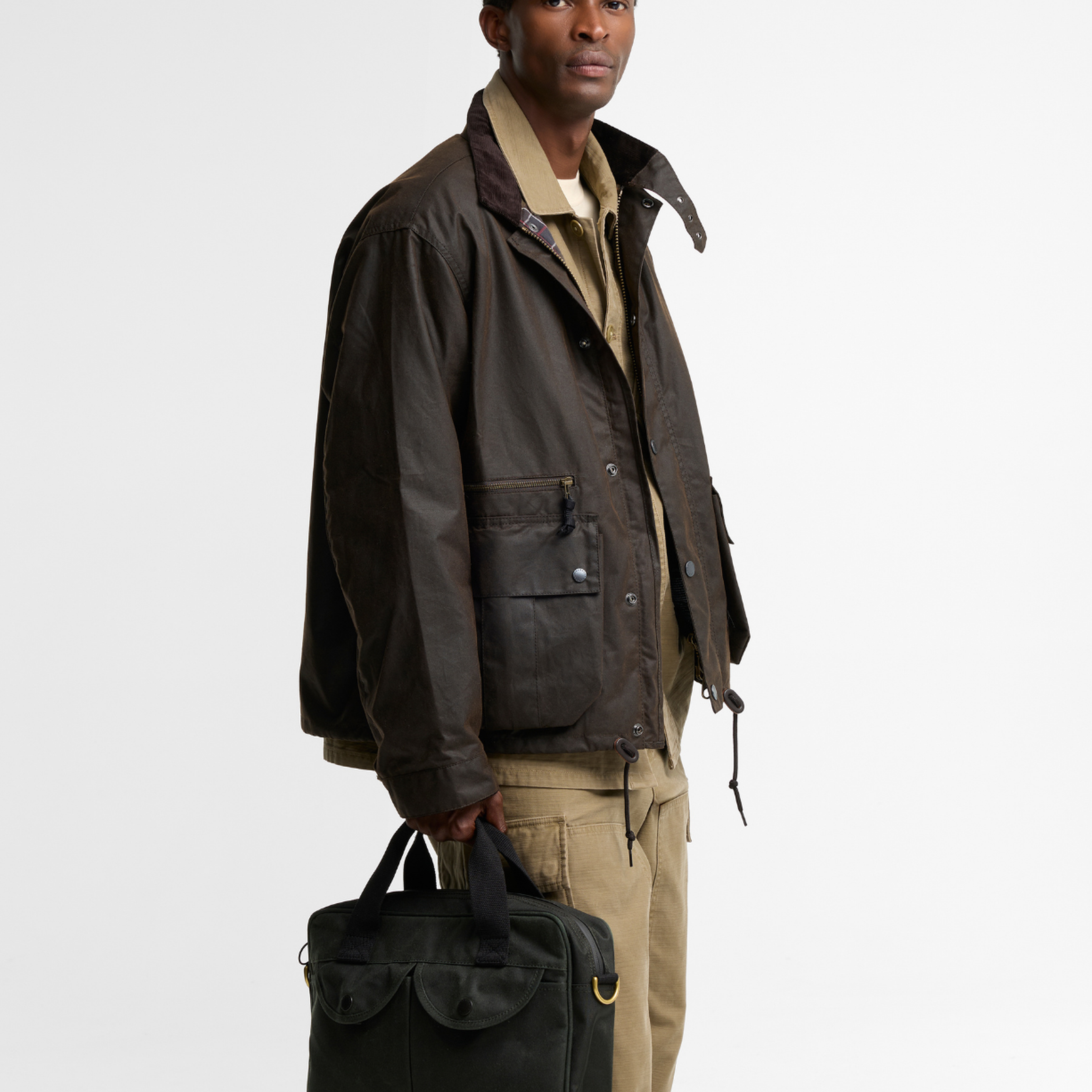 Barbour Field Yağlı Çapraz Çanta