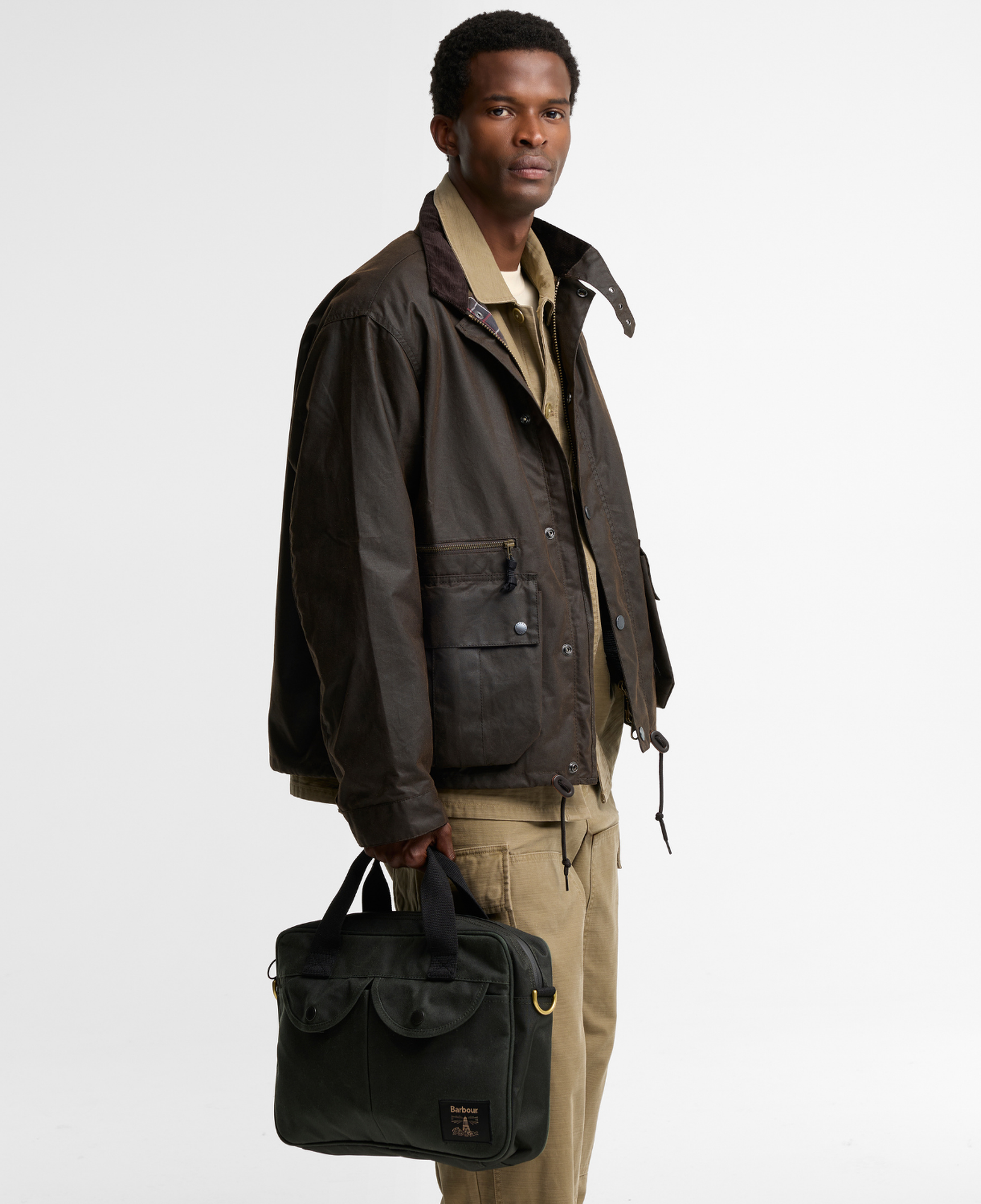 Barbour Field Yağlı Çapraz Çanta