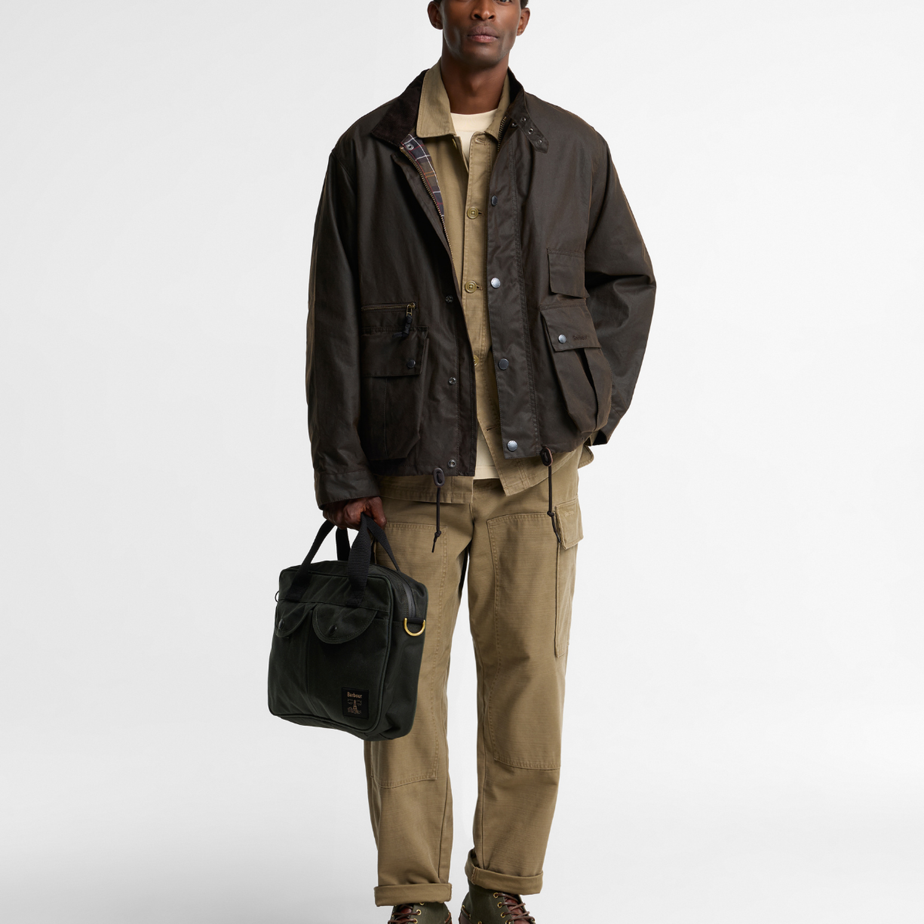 Barbour Field Yağlı Çapraz Çanta