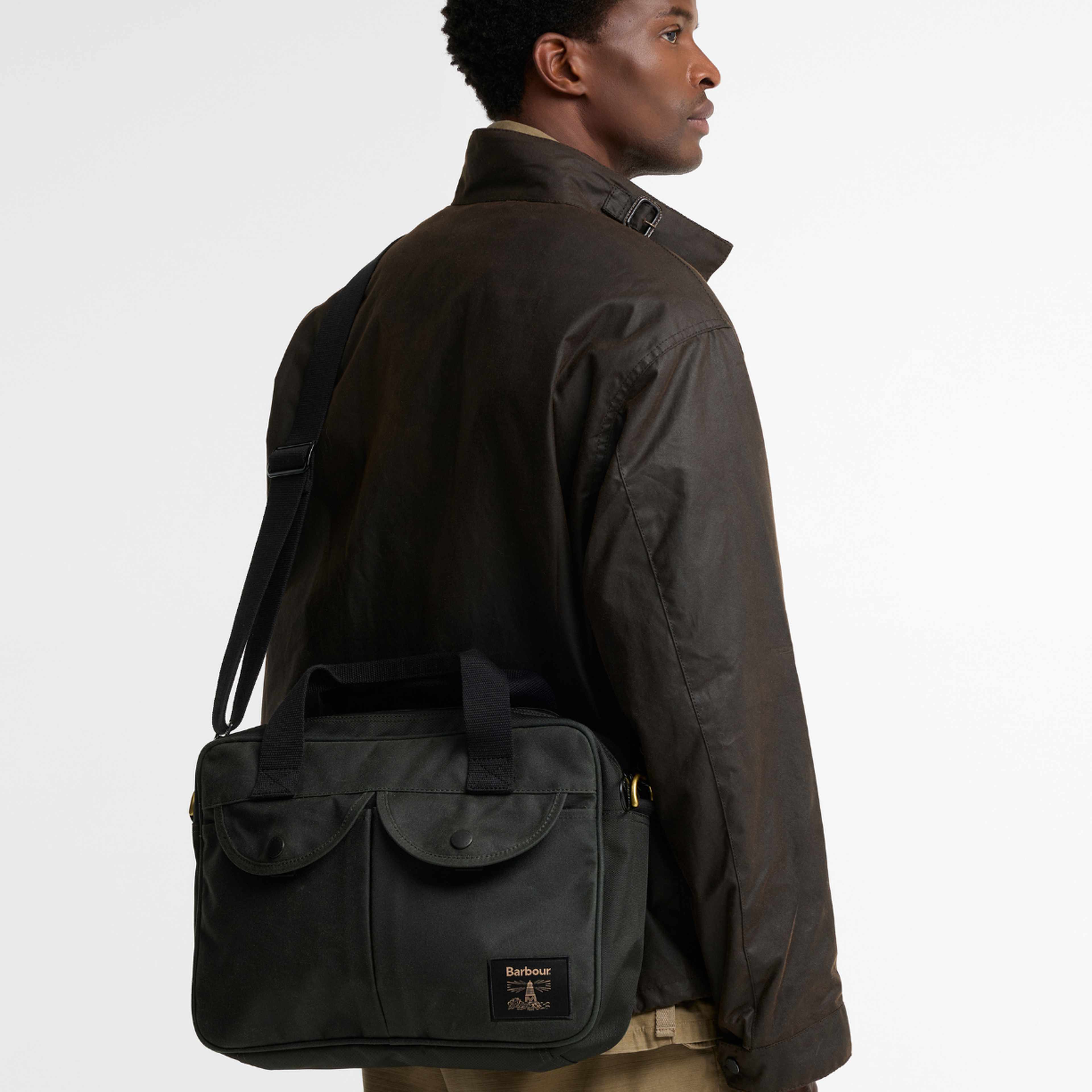 Barbour Field Yağlı Çapraz Çanta