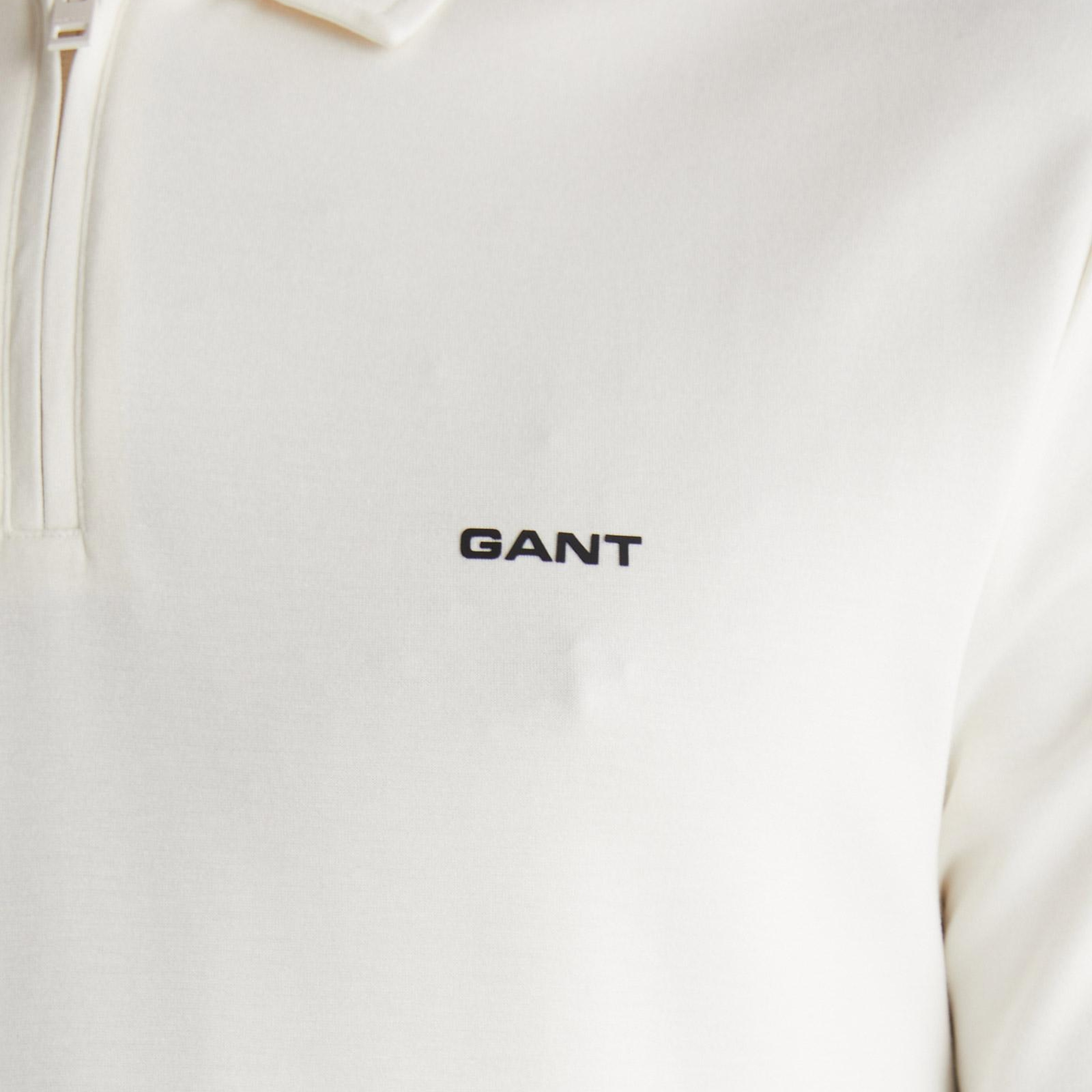GANT Erkek Krem Regular Fit Polo Yaka T-Shirt