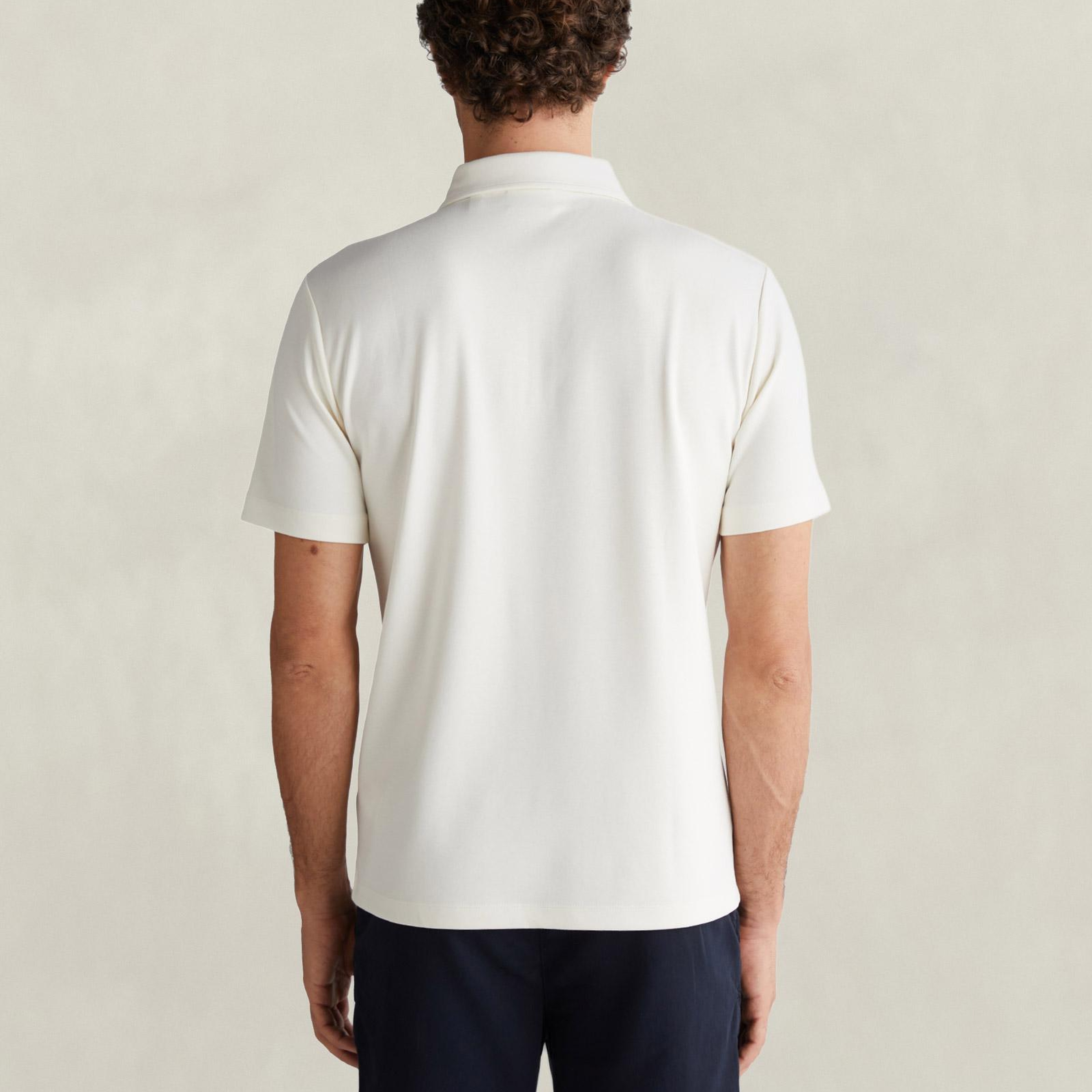 GANT Erkek Krem Regular Fit Polo Yaka T-Shirt