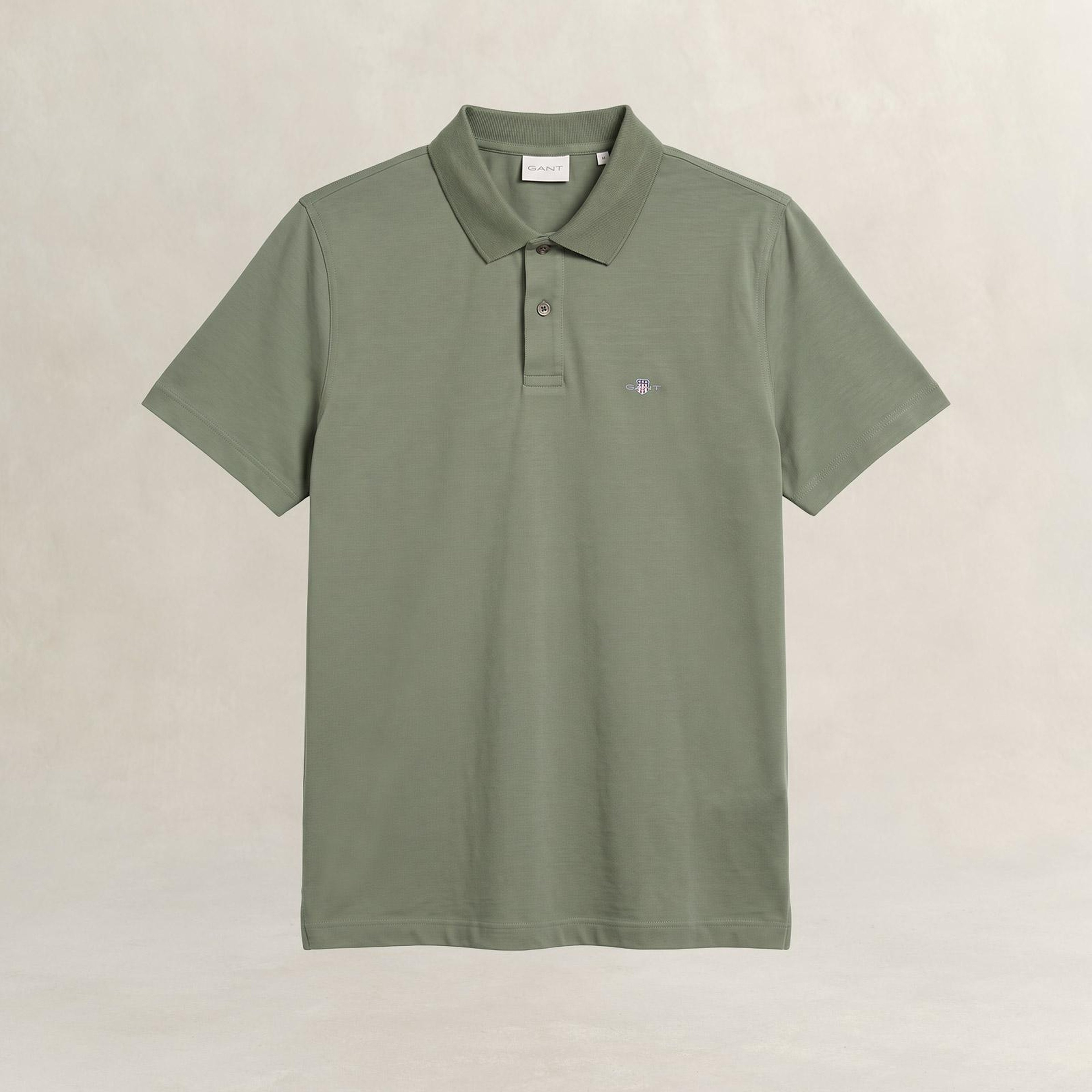 GANT Erkek Yeşil Regular Fit Polo