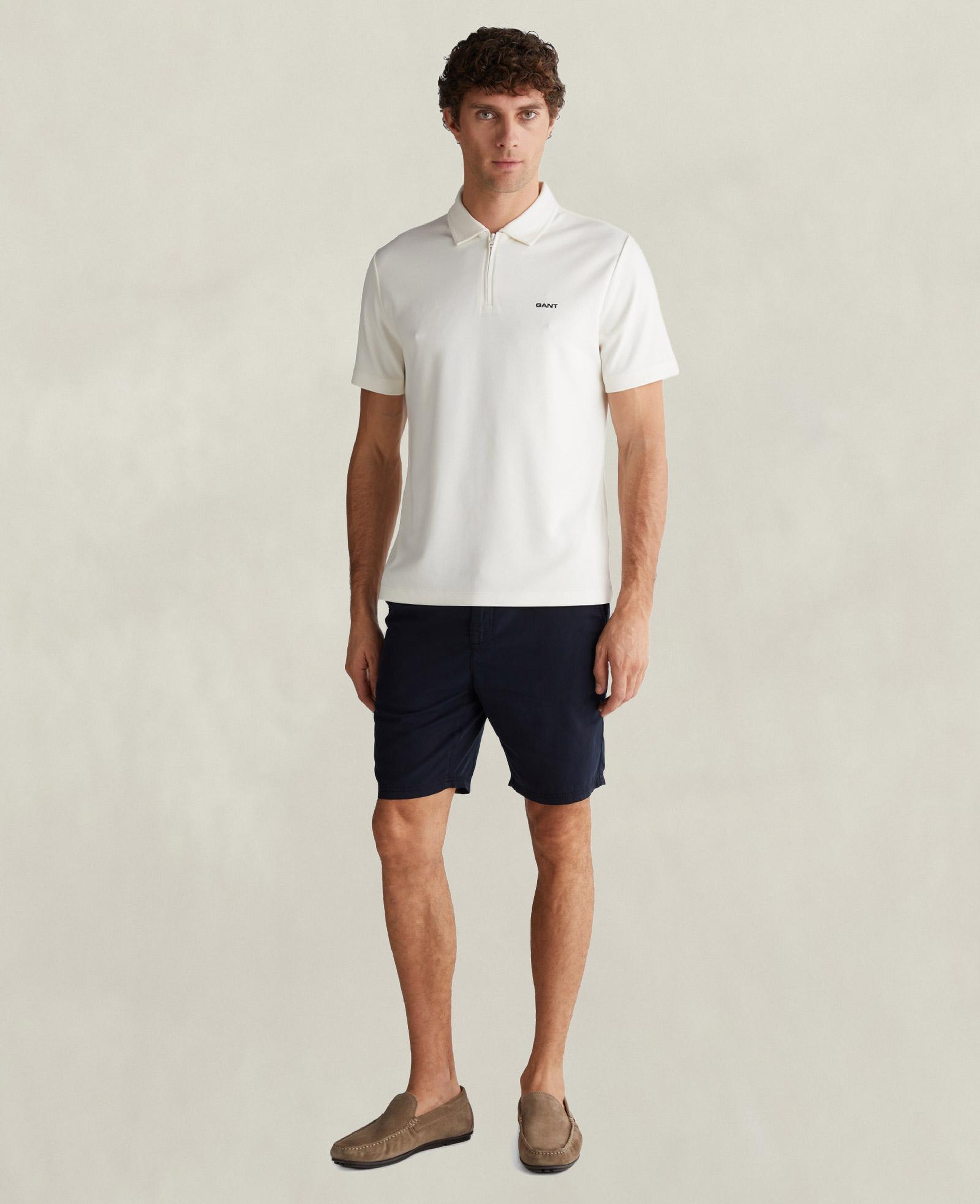 GANT Erkek Krem Regular Fit Polo Yaka T-Shirt