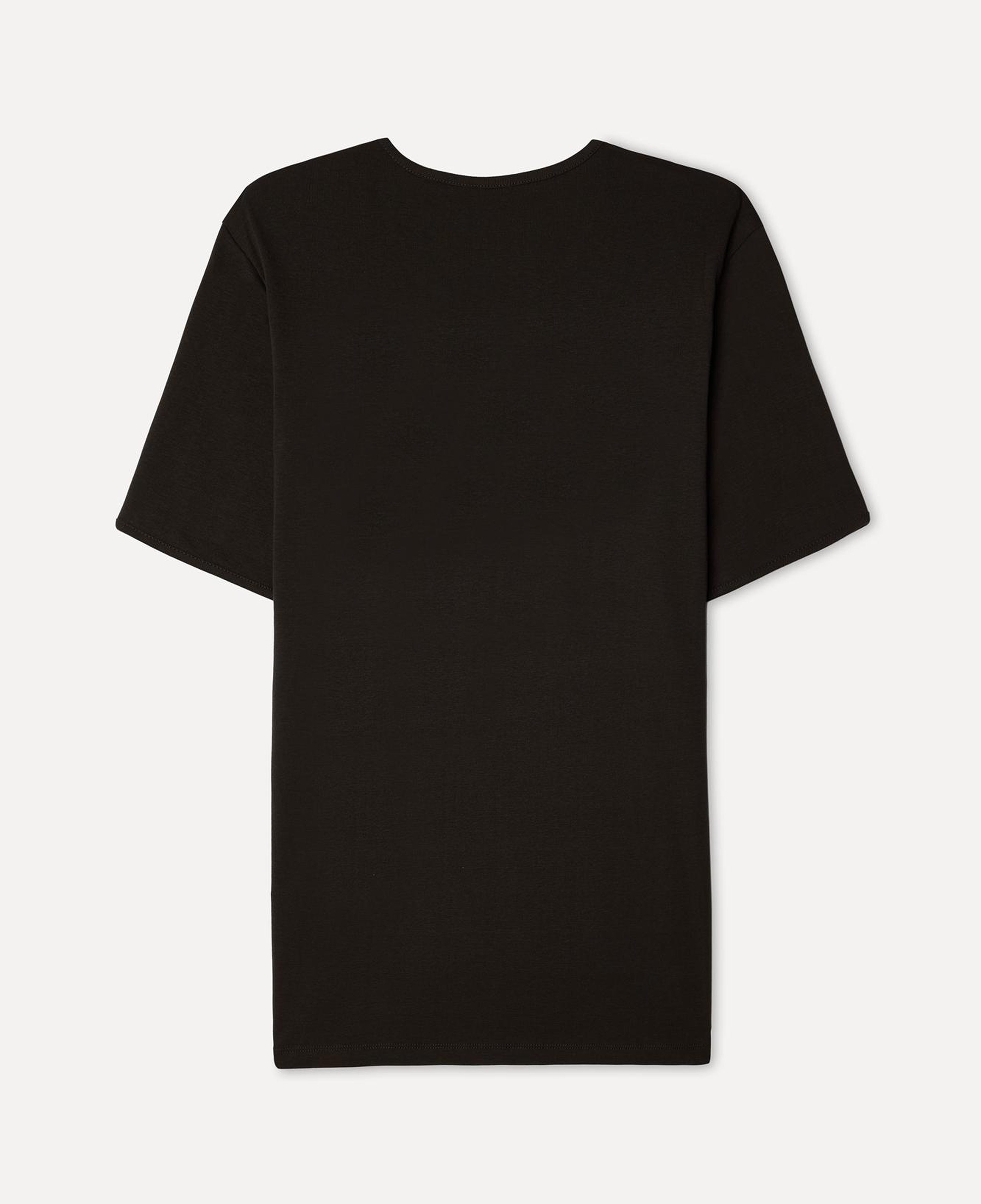 Erkek Kahverengi Bisiklet Yaka T-Shirt
