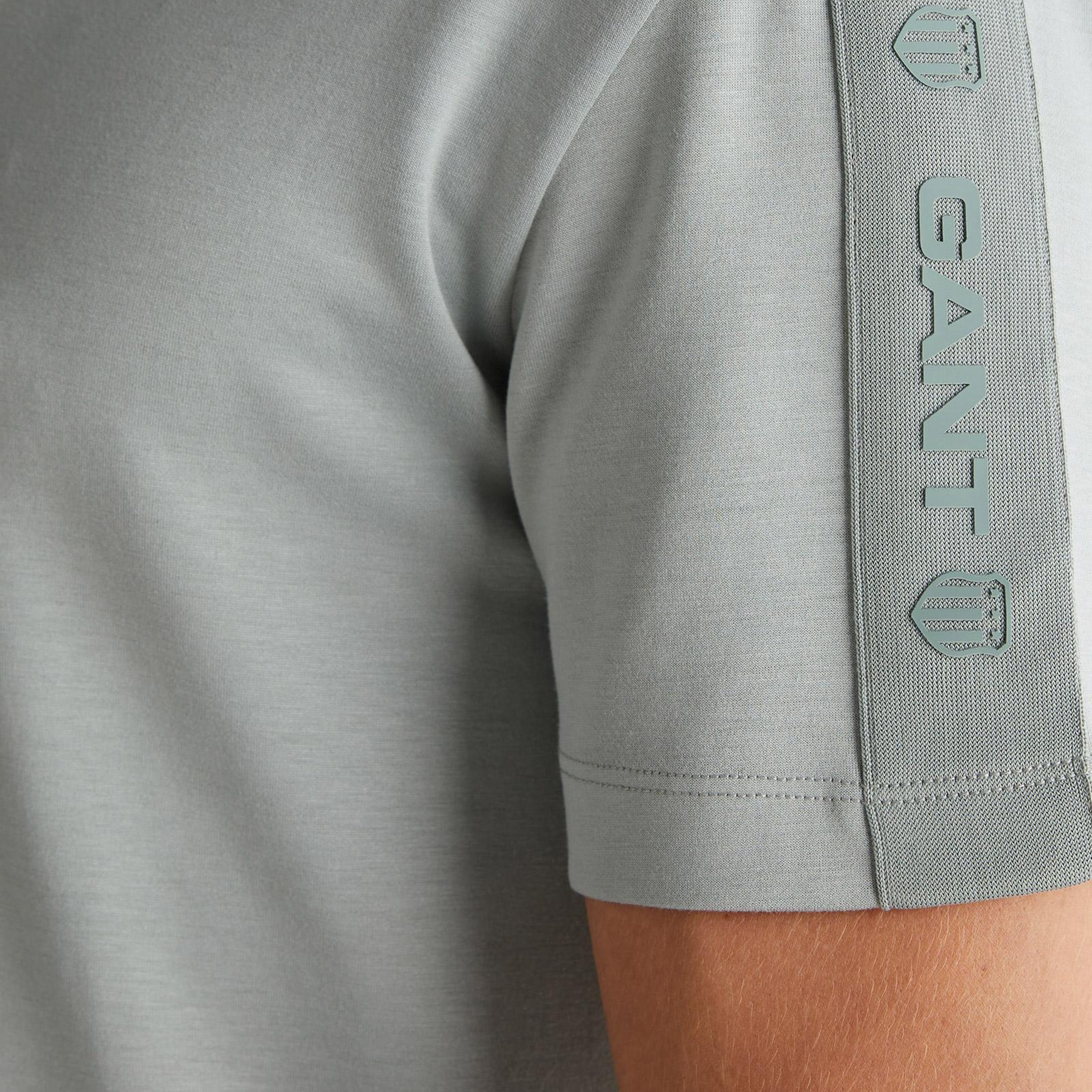 GANT Erkek Yeşil Bisiklet Yaka T-Shirt