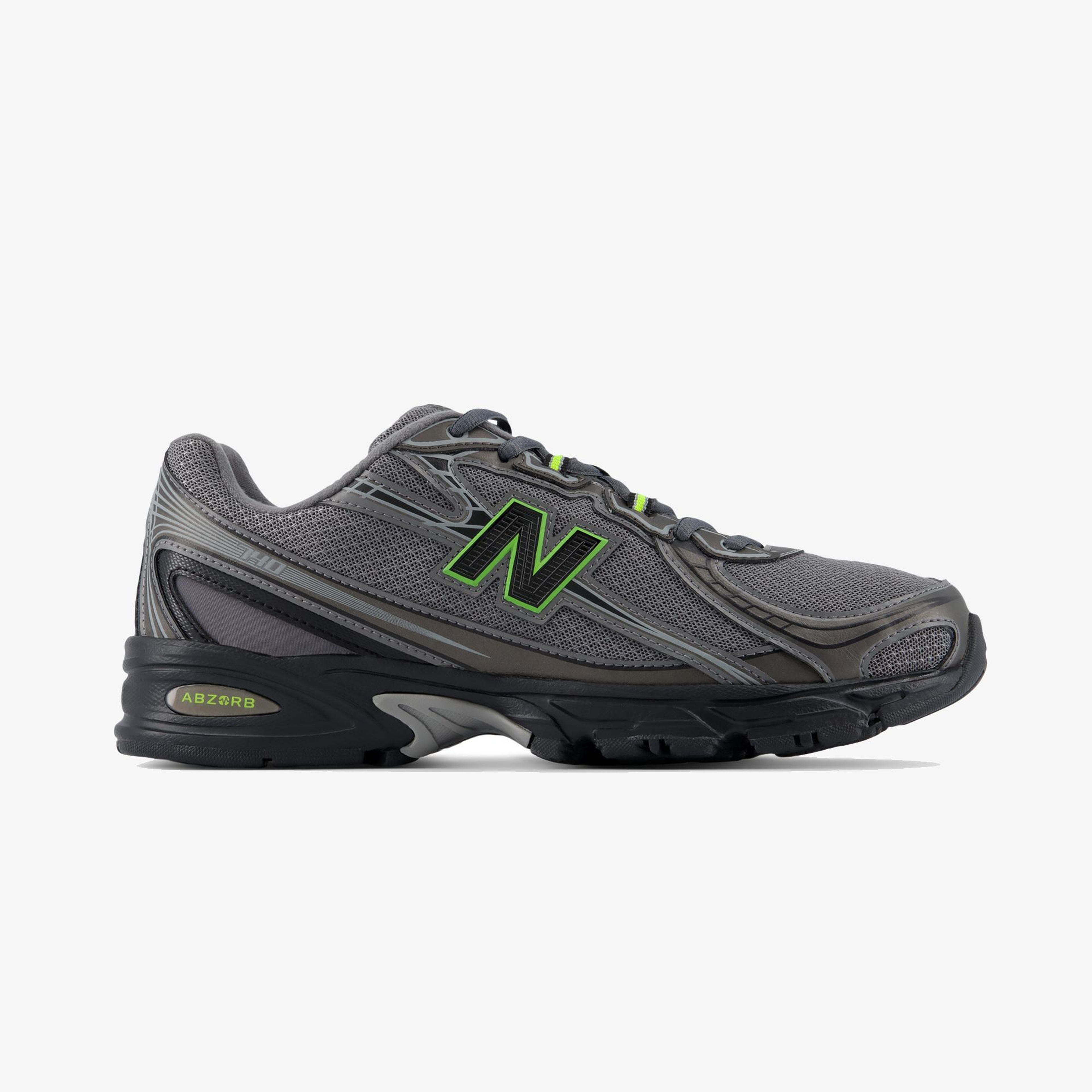 New Balance 740 Unisex Gri Spor Ayakkabı