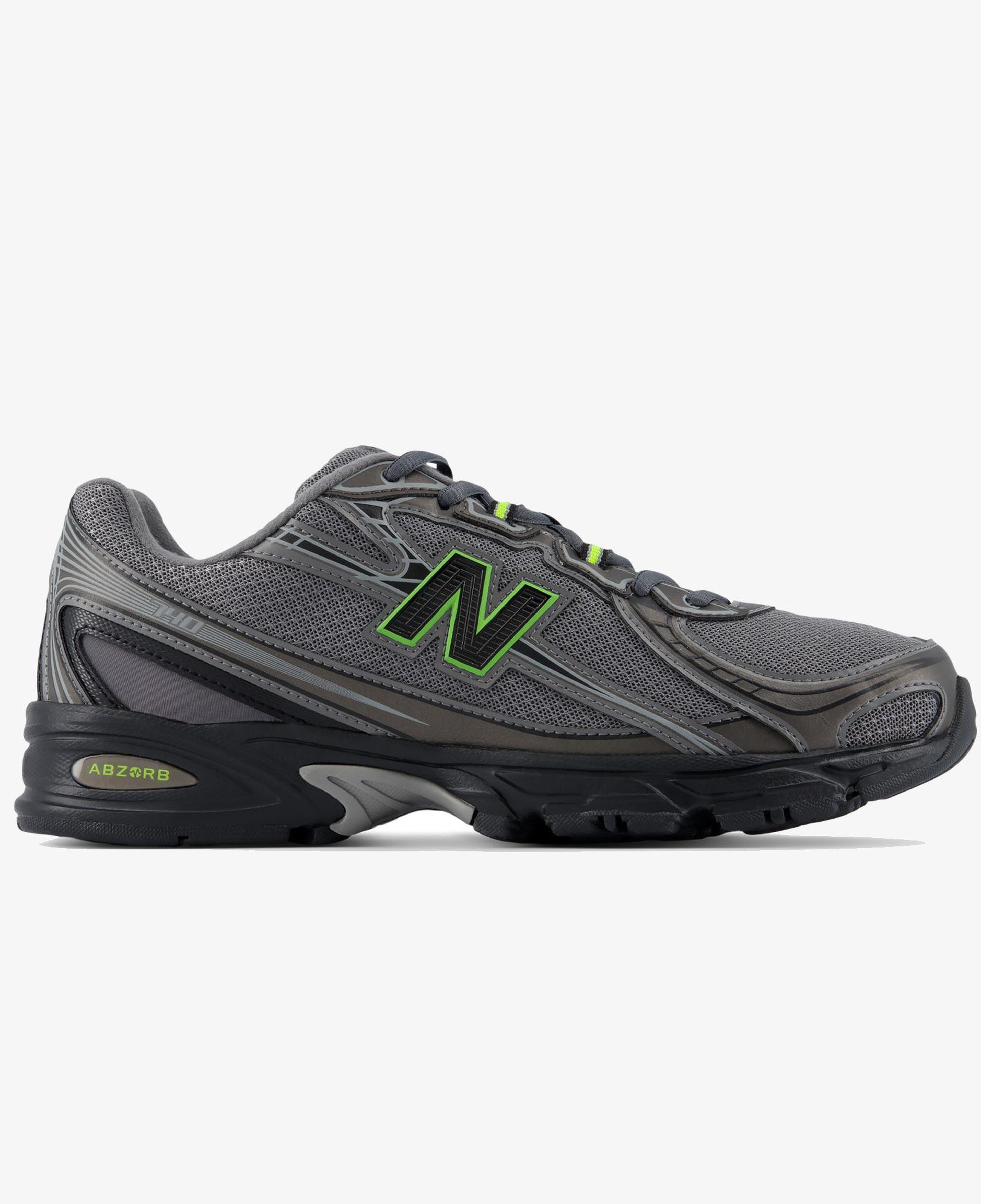 New Balance 740 Unisex Gri Spor Ayakkabı