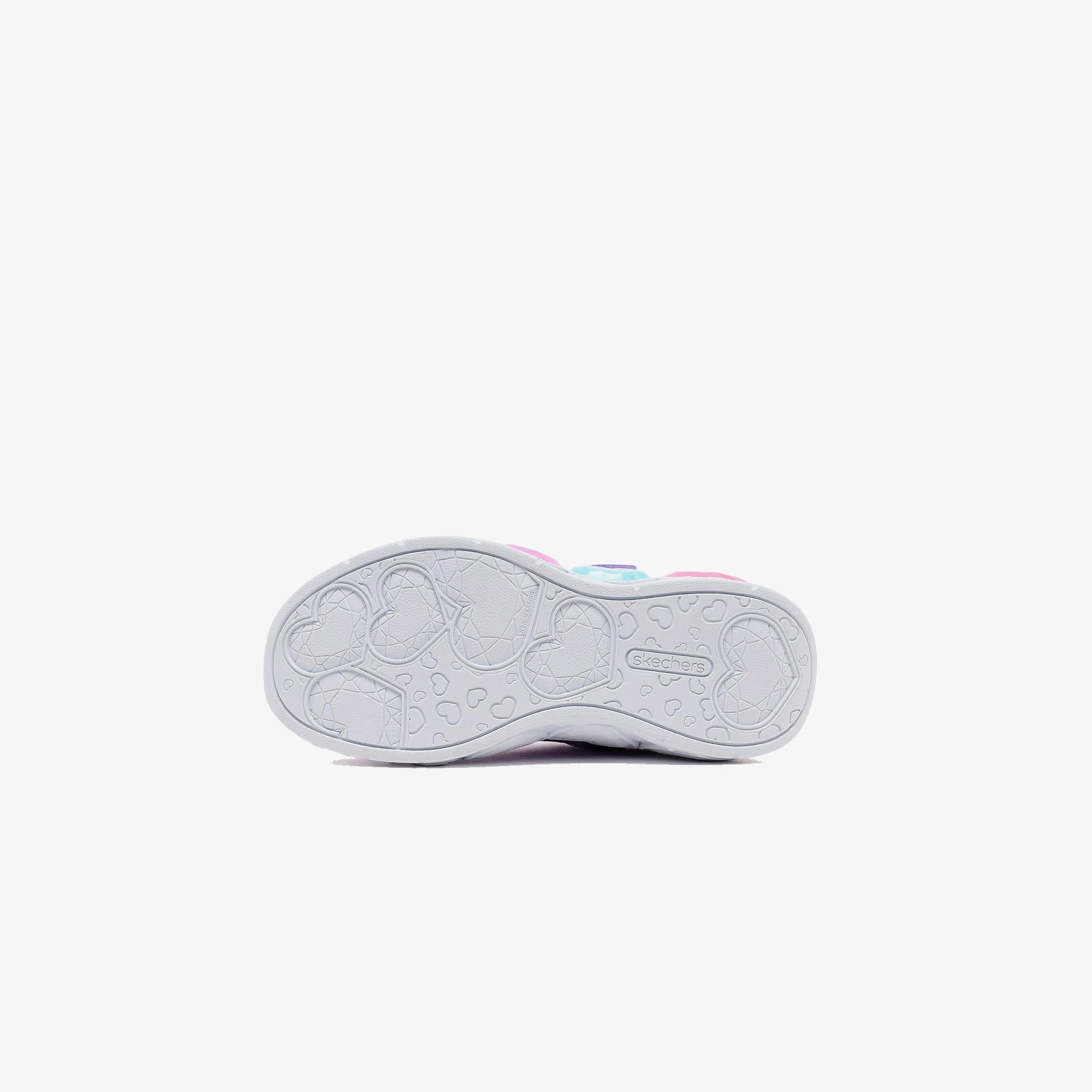 Skechers Enchanted Heart Lights Çocuk Zeytin Yeşili/Siyah Spor Ayakkabı