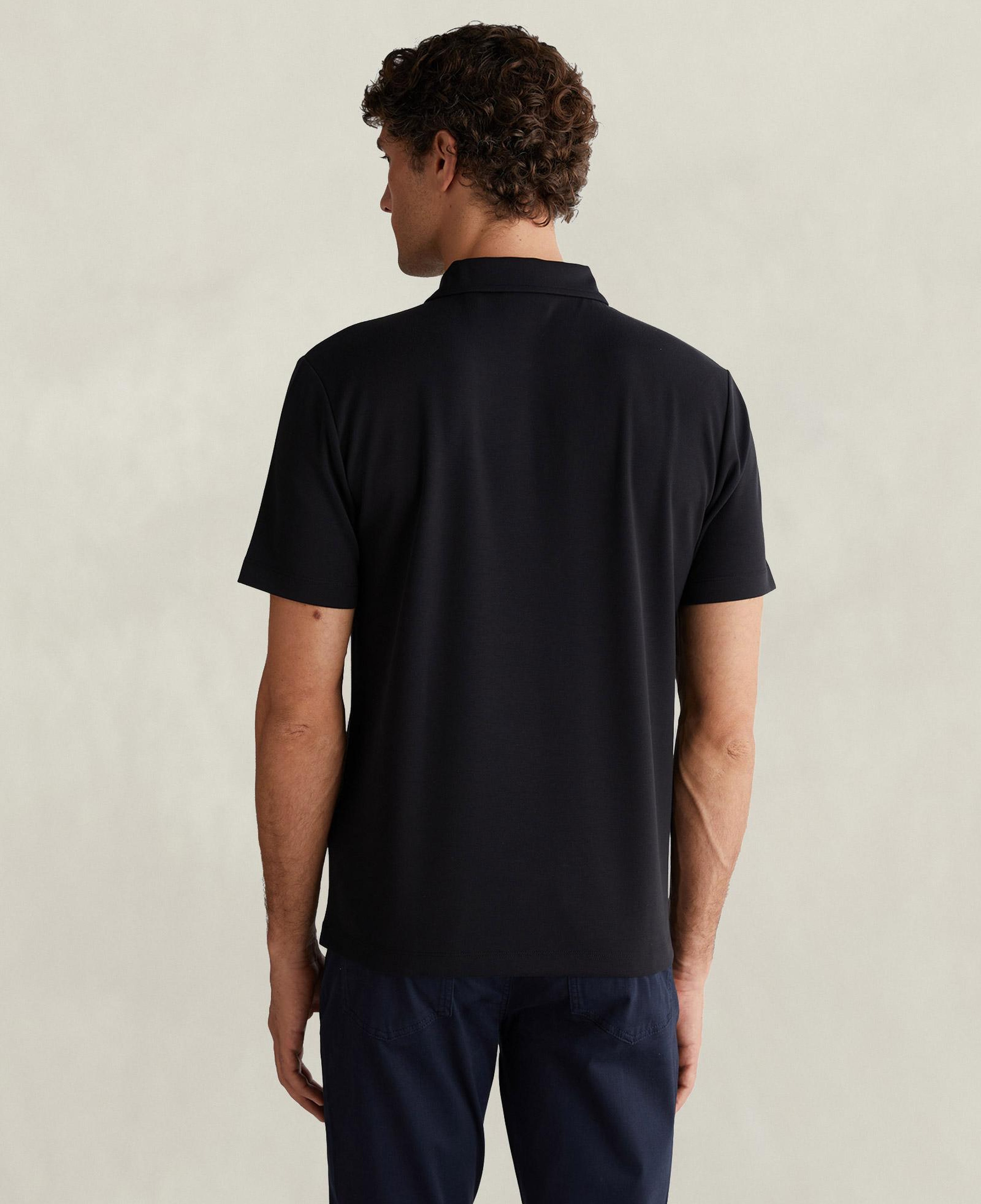 GANT Erkek Siyah Regular Fit Polo Yaka T-Shirt