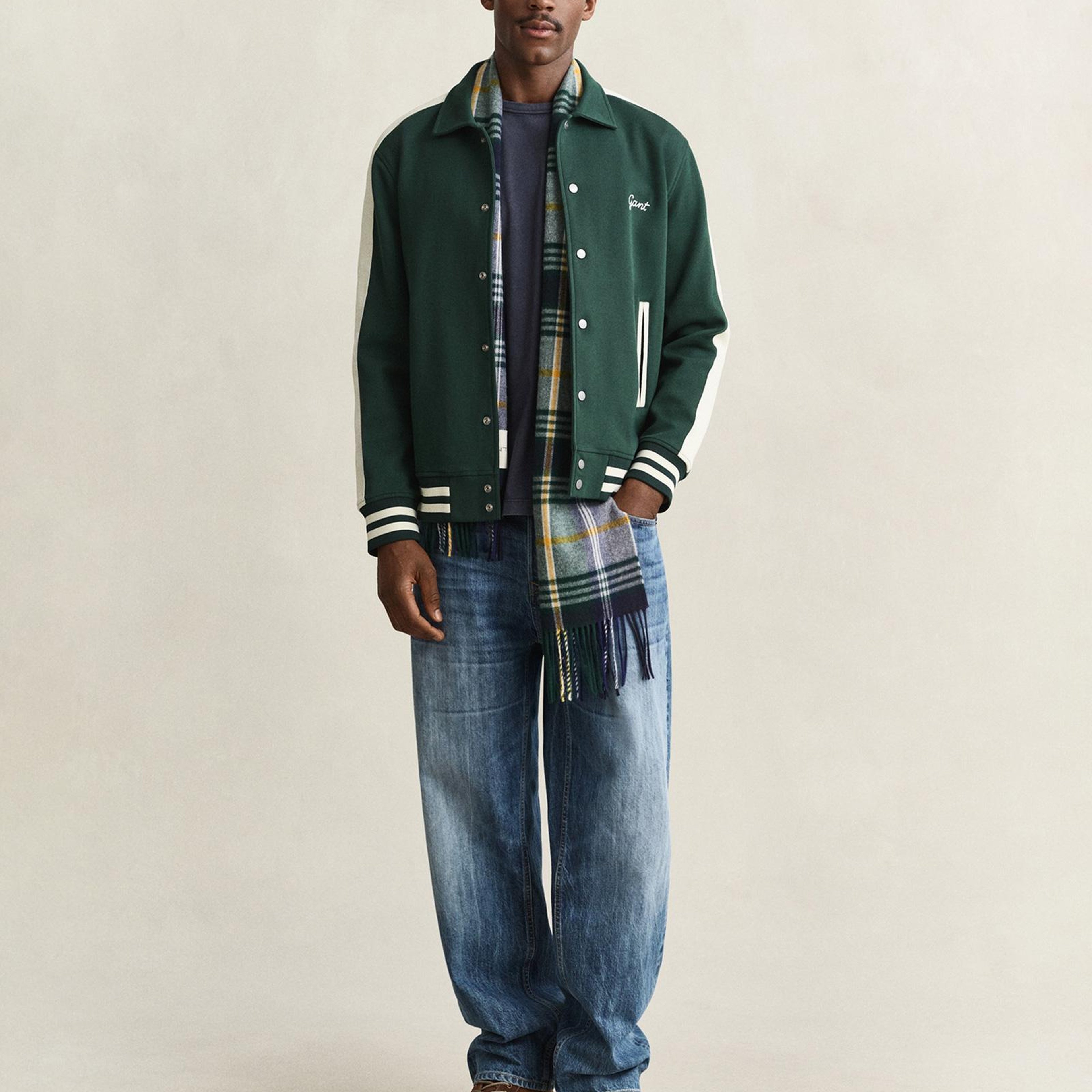 GANT Erkek Lacivert Regular Fit %100 Pamuk T-Shirt