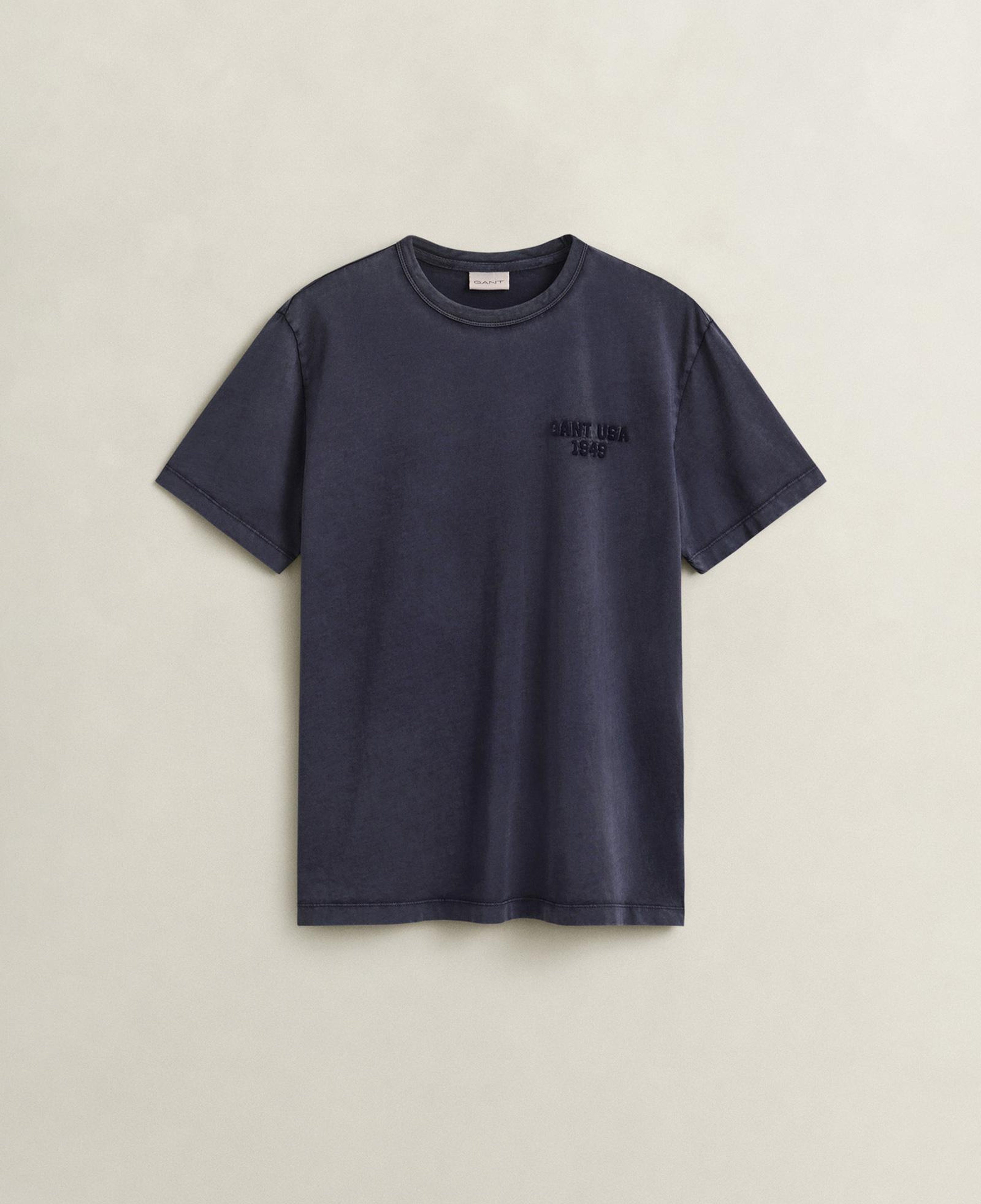 GANT Erkek Lacivert Regular Fit %100 Pamuk T-Shirt