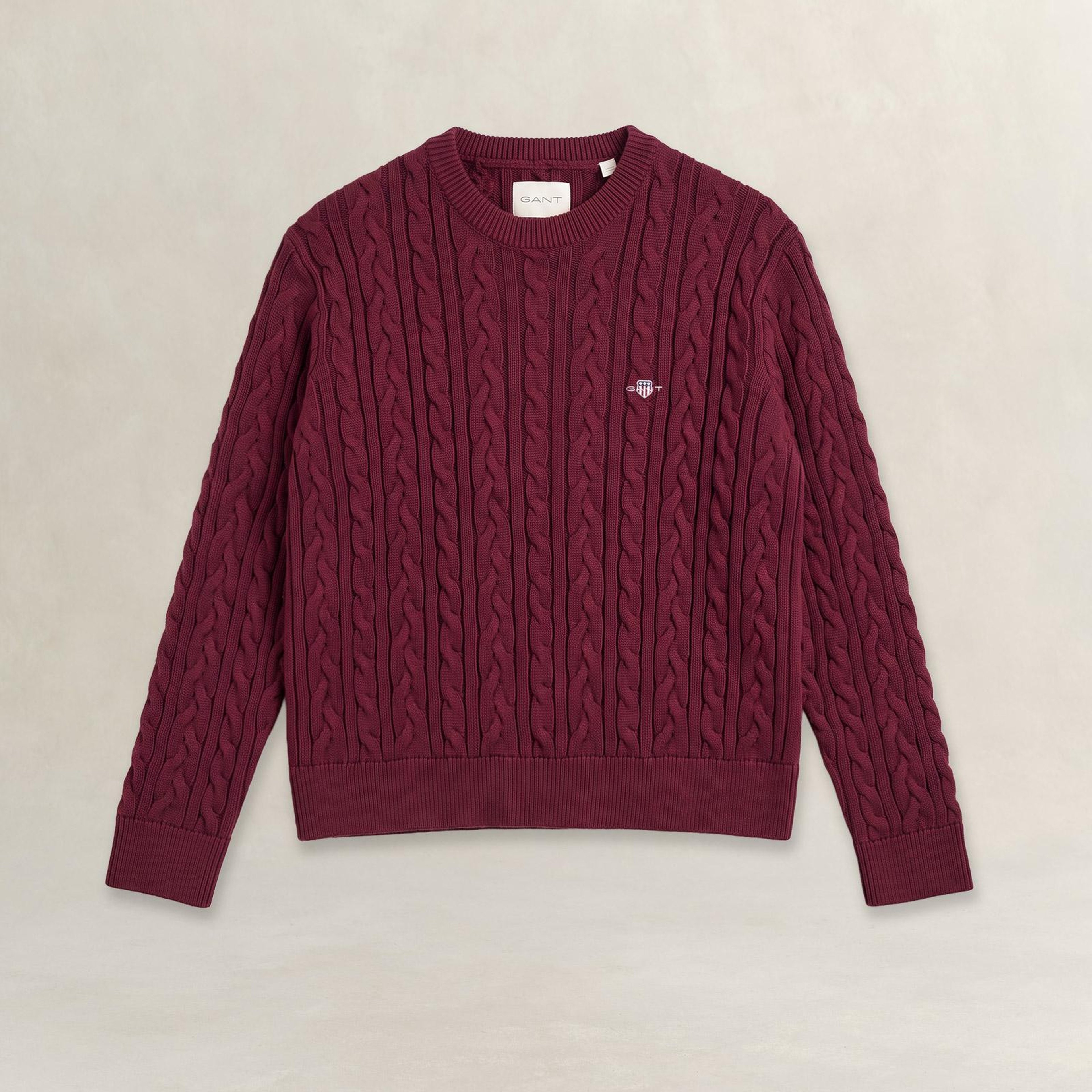 GANT Kadın Pembe Regular Fit %100 Pamuk Kazak