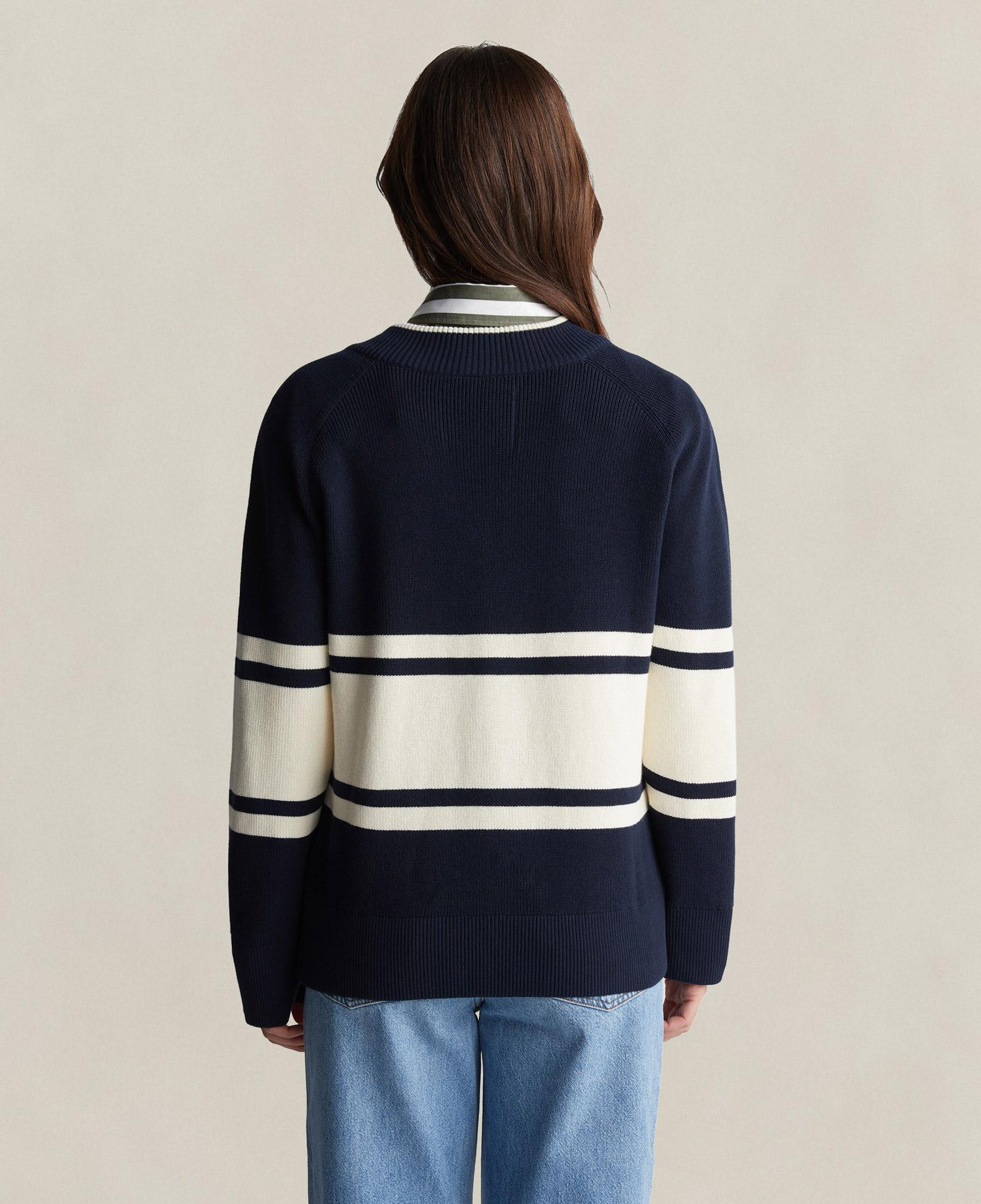 GANT Kadın Relaxed Fit V Yaka Kolej Kazak