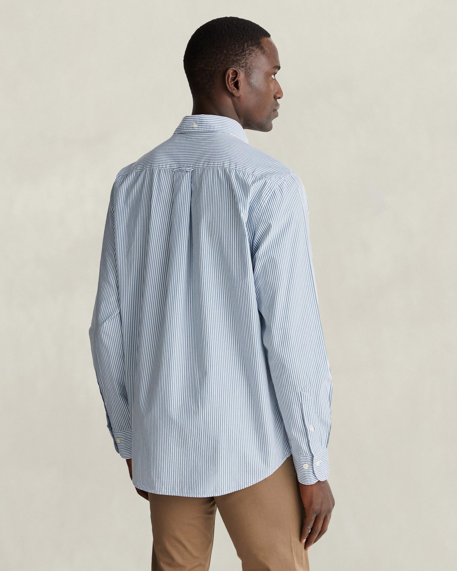 GANT Erkek Mavi Regular Fit Poplin Gömlek