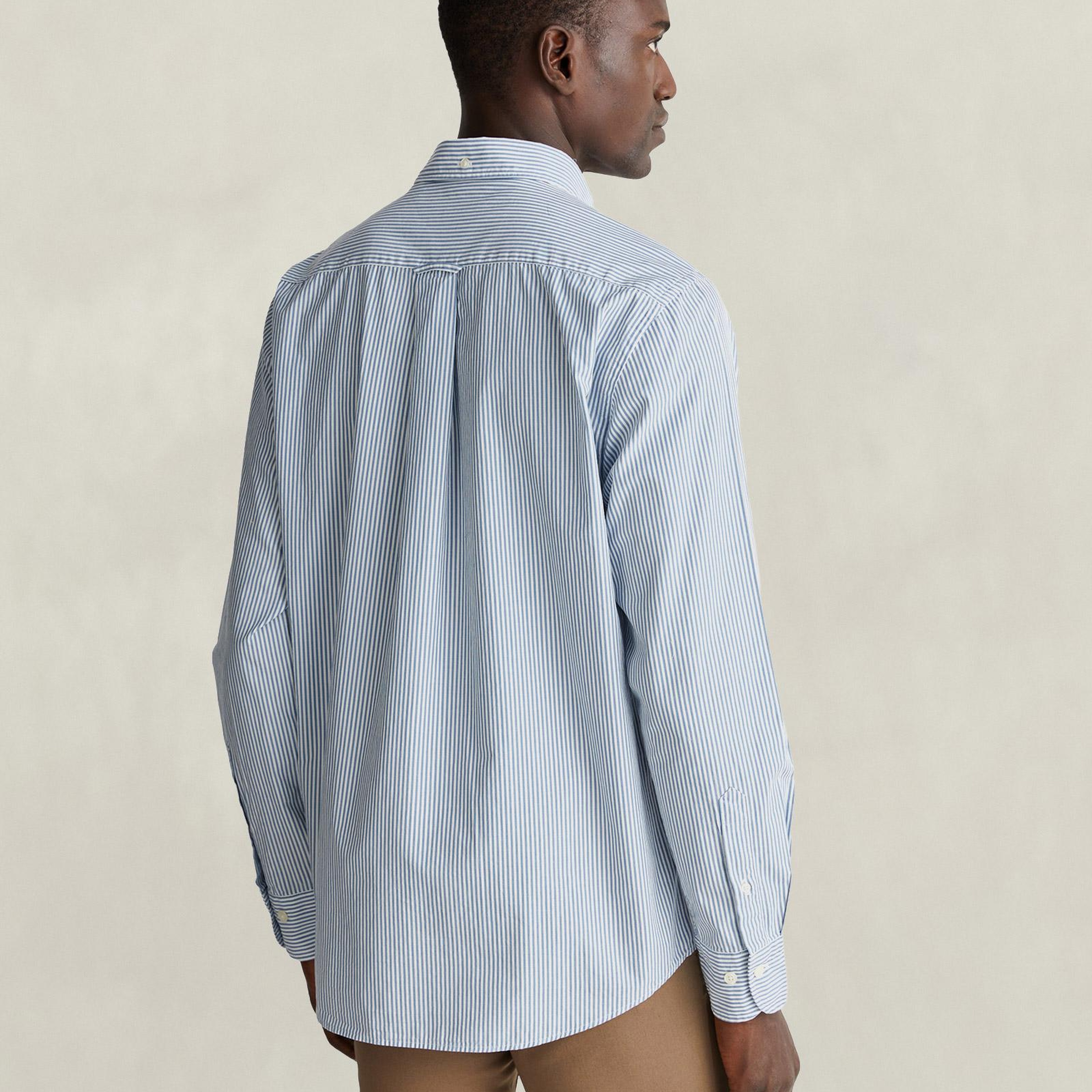 GANT Erkek Mavi Regular Fit Poplin Gömlek