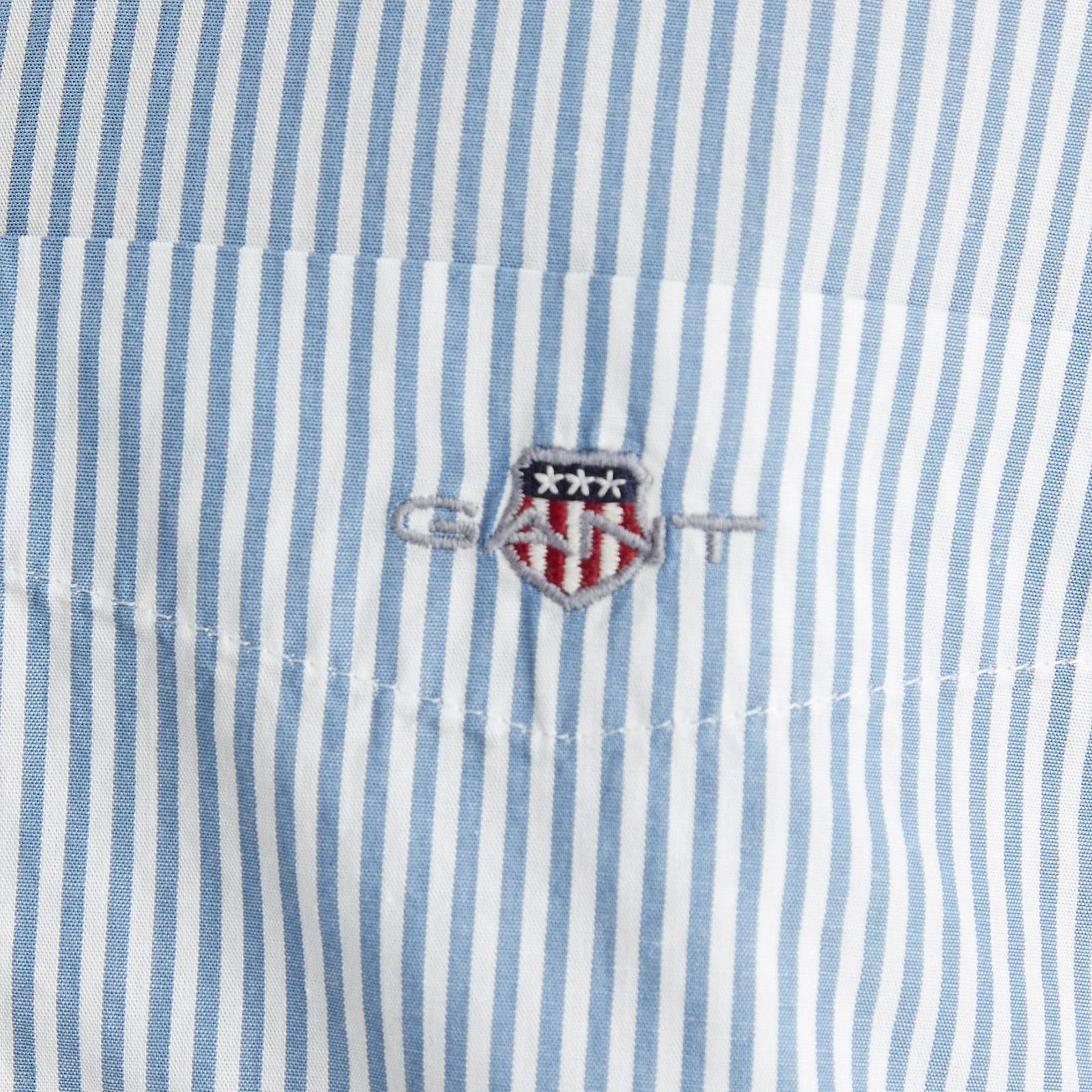 GANT Erkek Mavi Regular Fit Poplin Gömlek