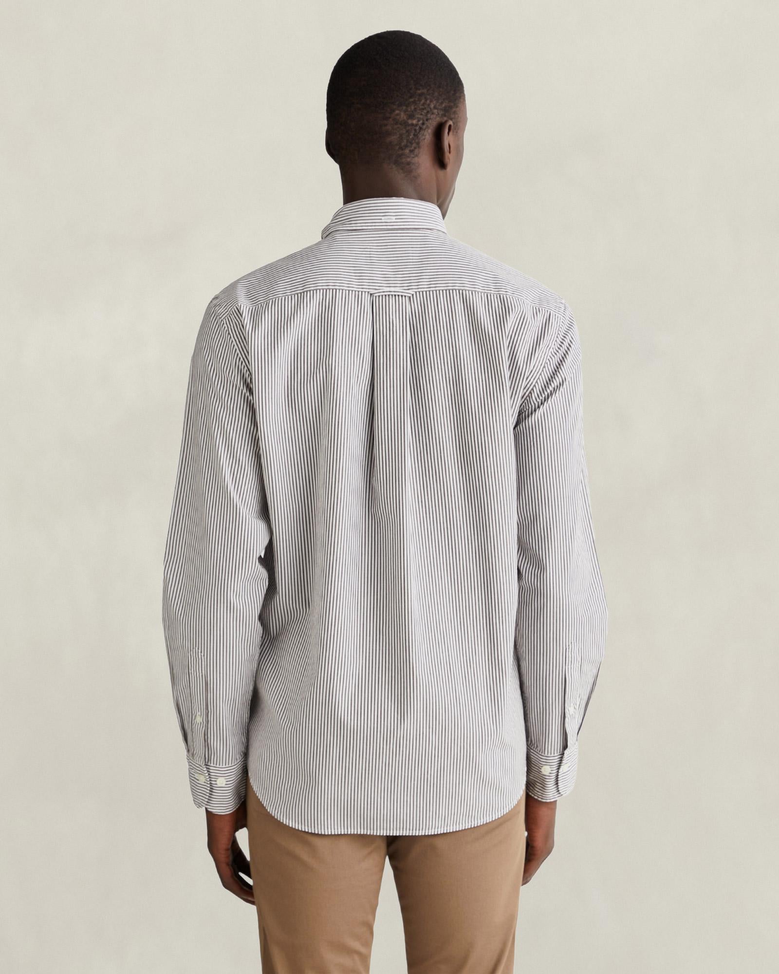 GANT Erkek Kahverengi Regular Fit Poplin Gömlek
