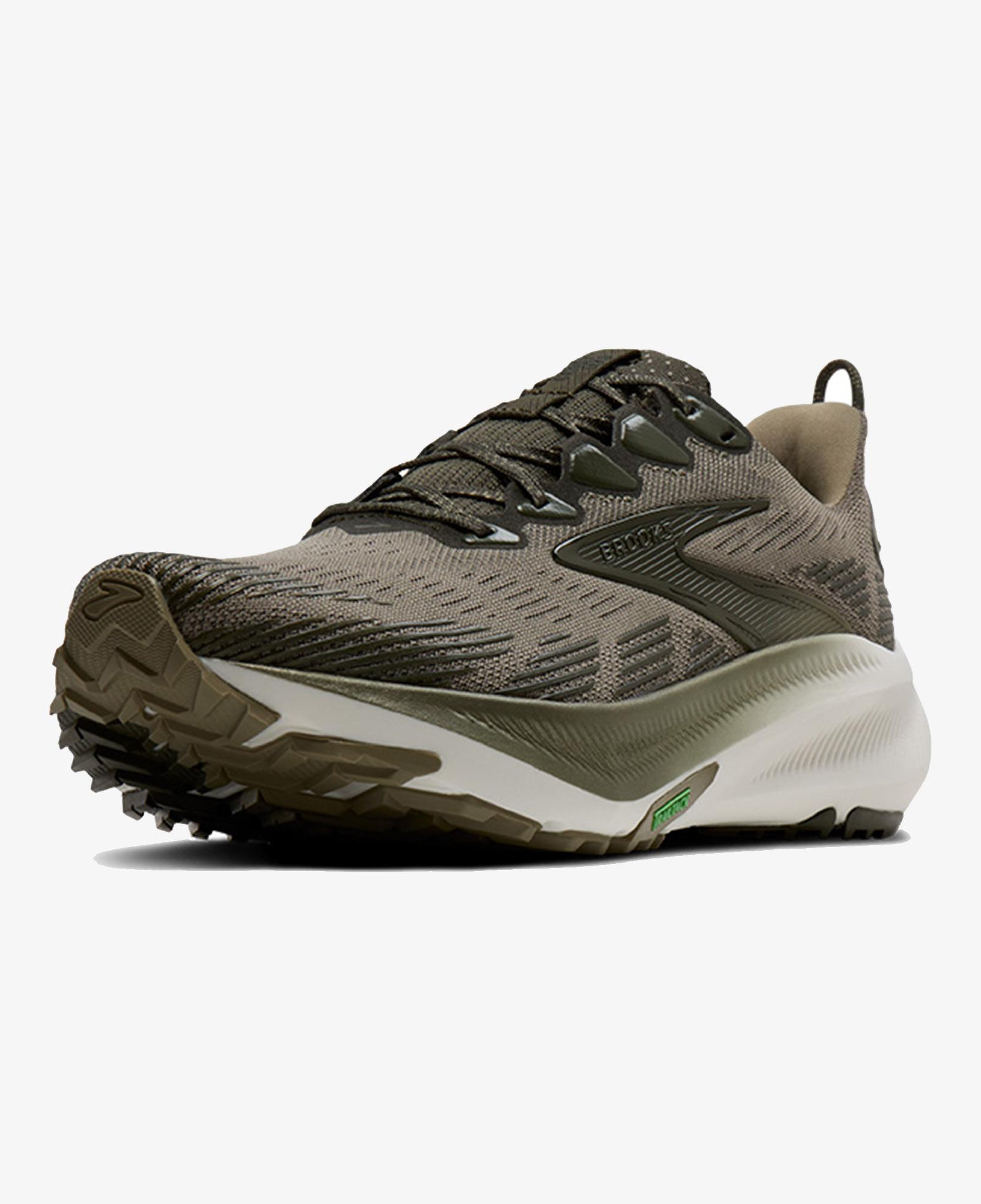 Brooks Ghost Trail Erkek Yeşil Spor Ayakkabı
