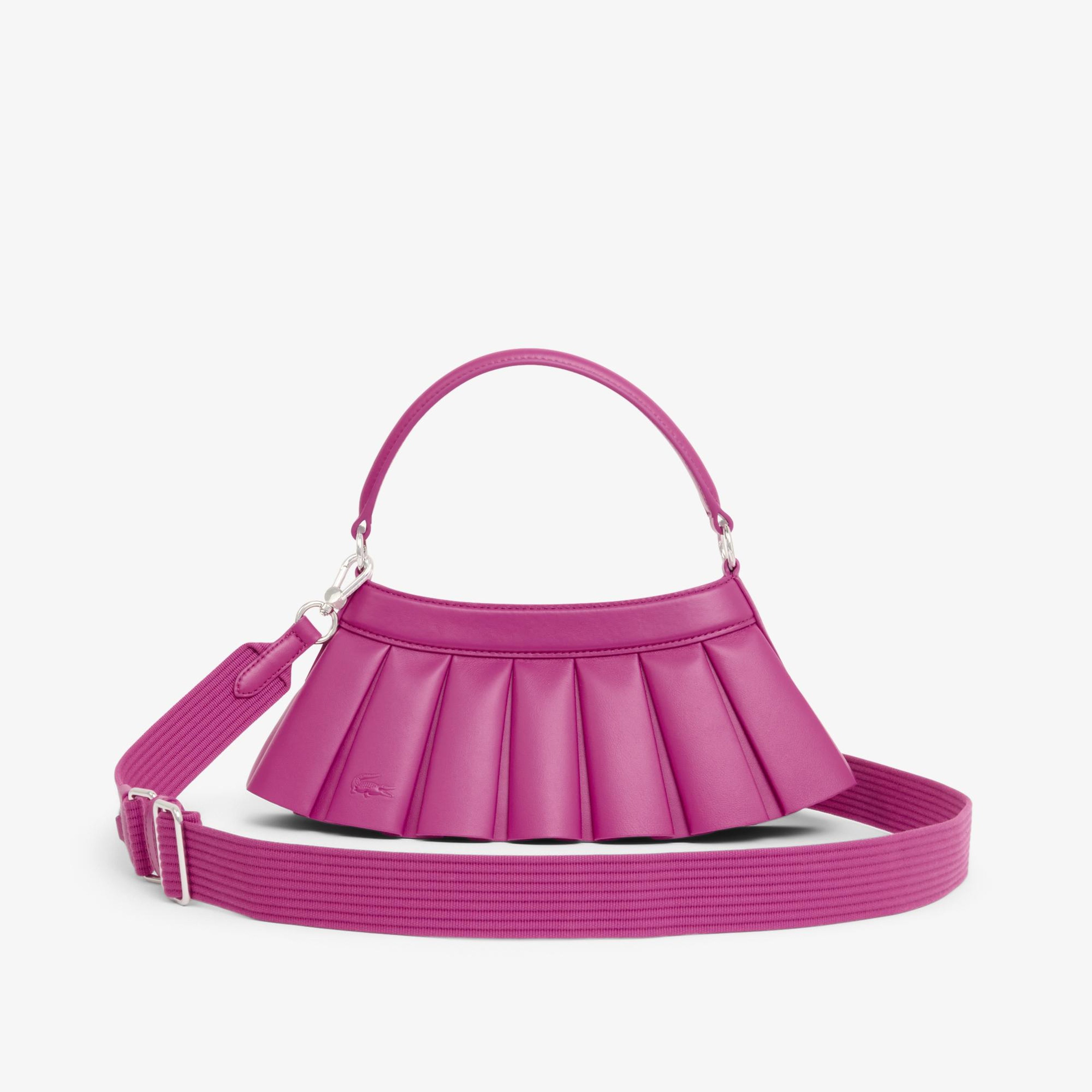 H Lenglen Kadın Deri Pembe Omuz Çantası