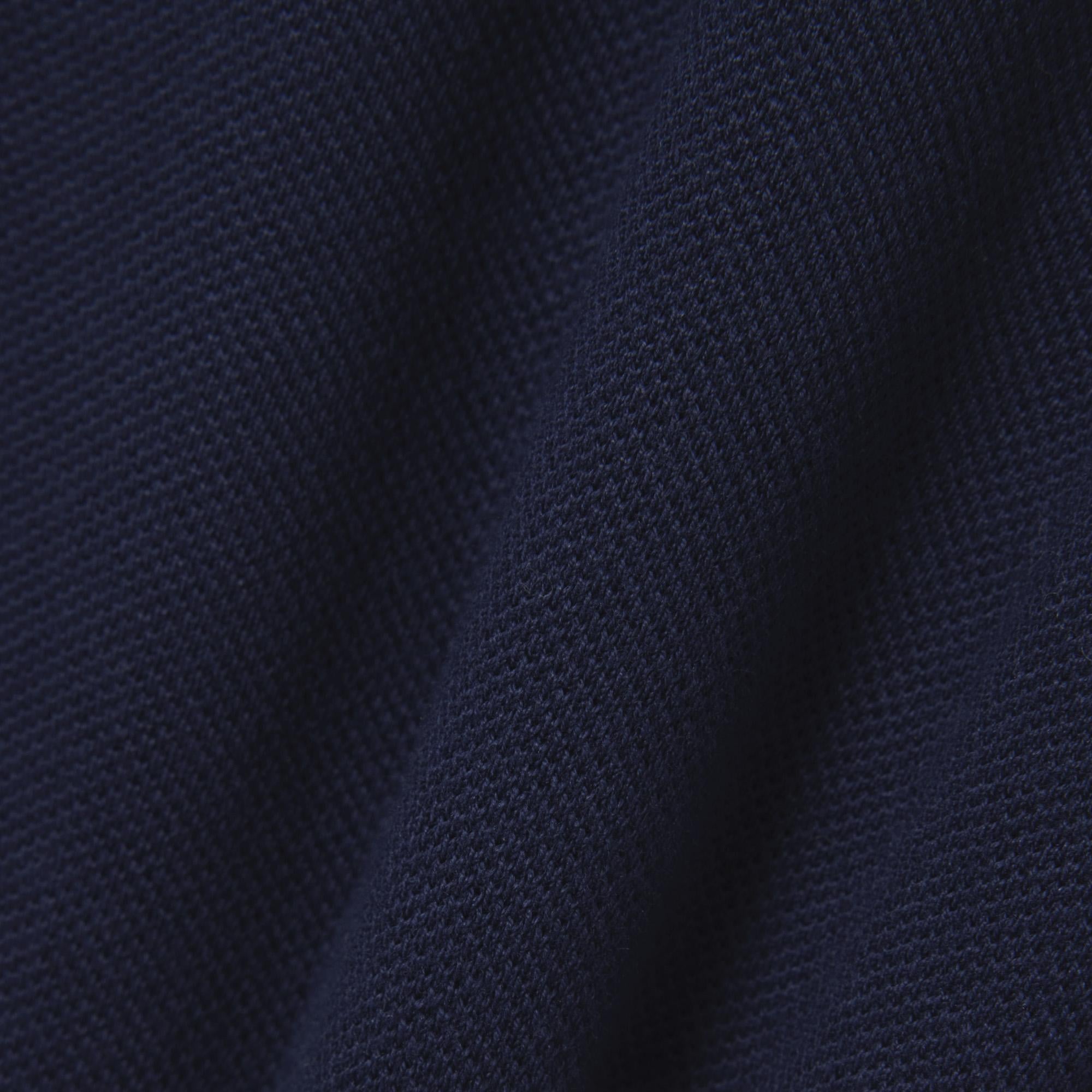 Kadın Flare Fit Uzun Kollu Polo Yaka Lacivert Elbise