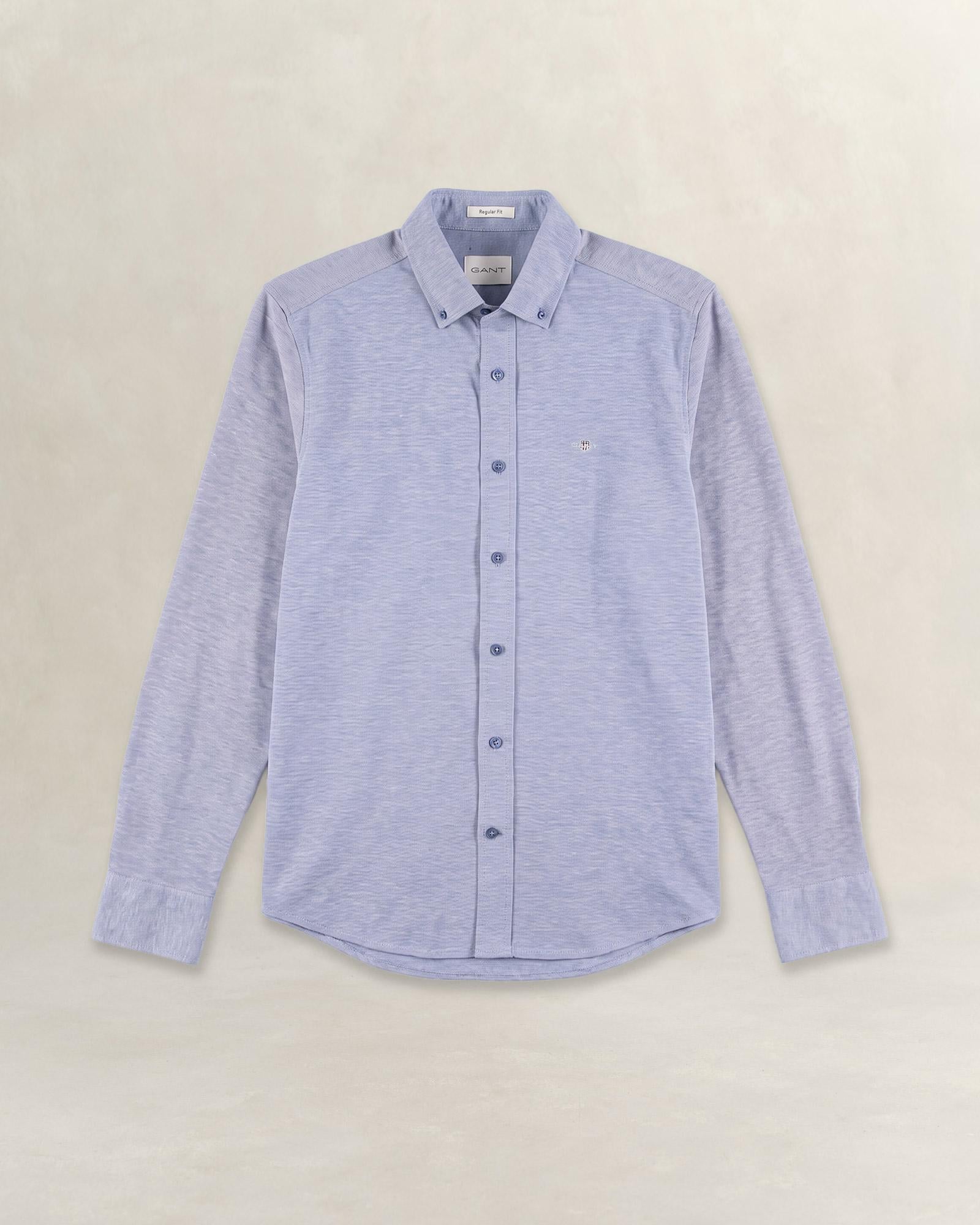 GANT Erkek Mavi Regular Fit Gömlek