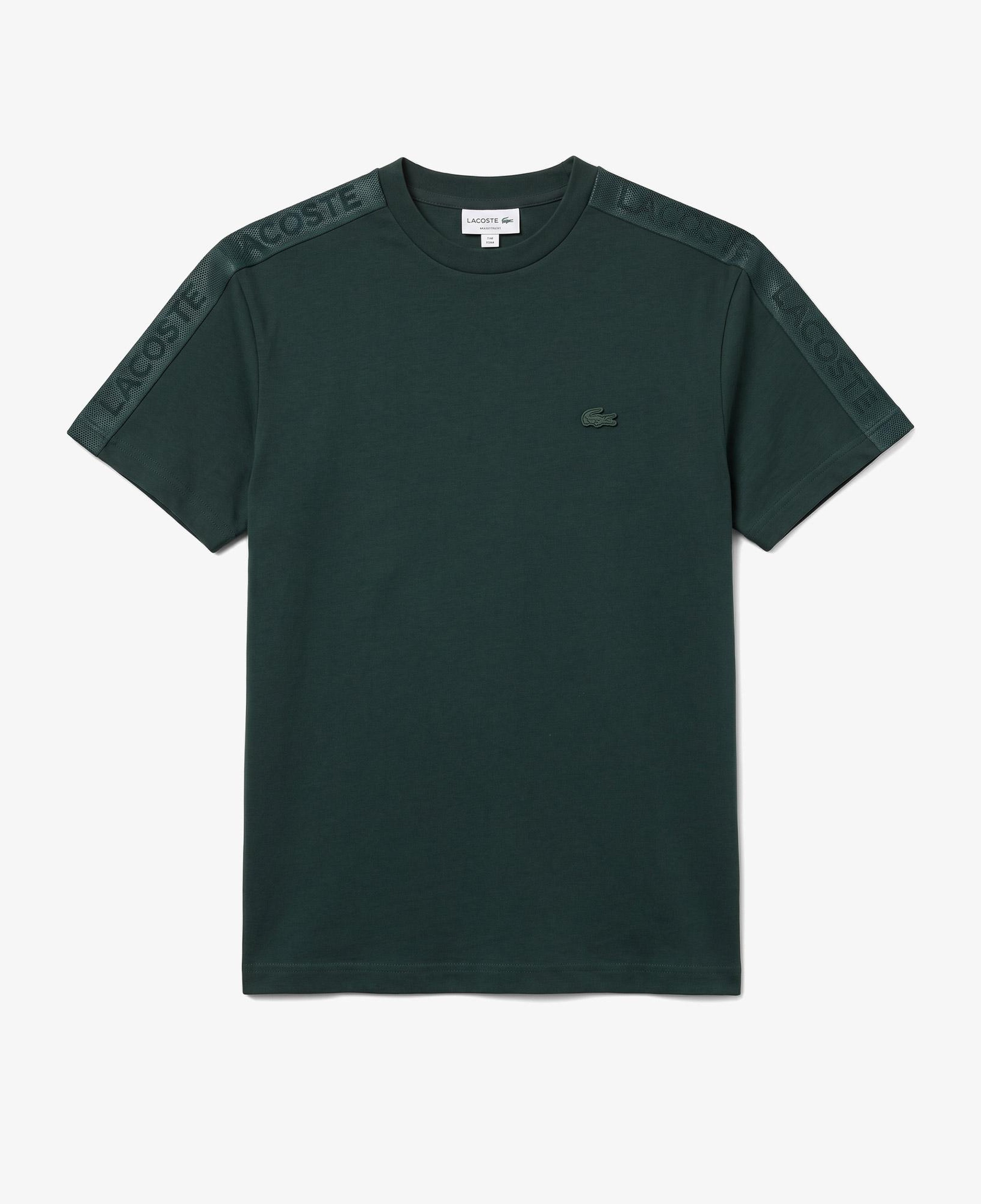 Erkek Relaxed Fit Bisiklet Yaka Koyu Yeşil T-Shirt
