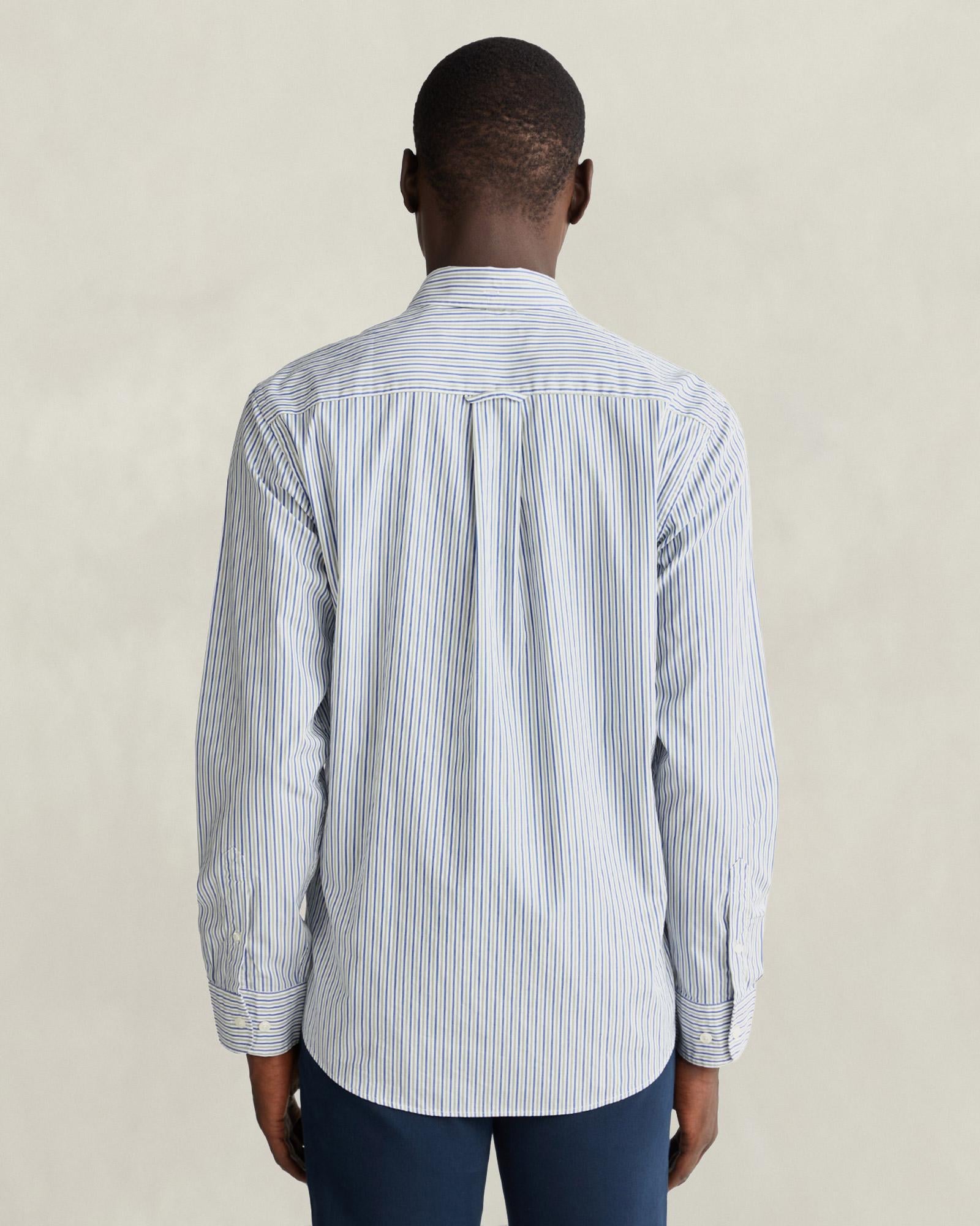 GANT Erkek Yeşil Regular Fit Poplin Gömlek