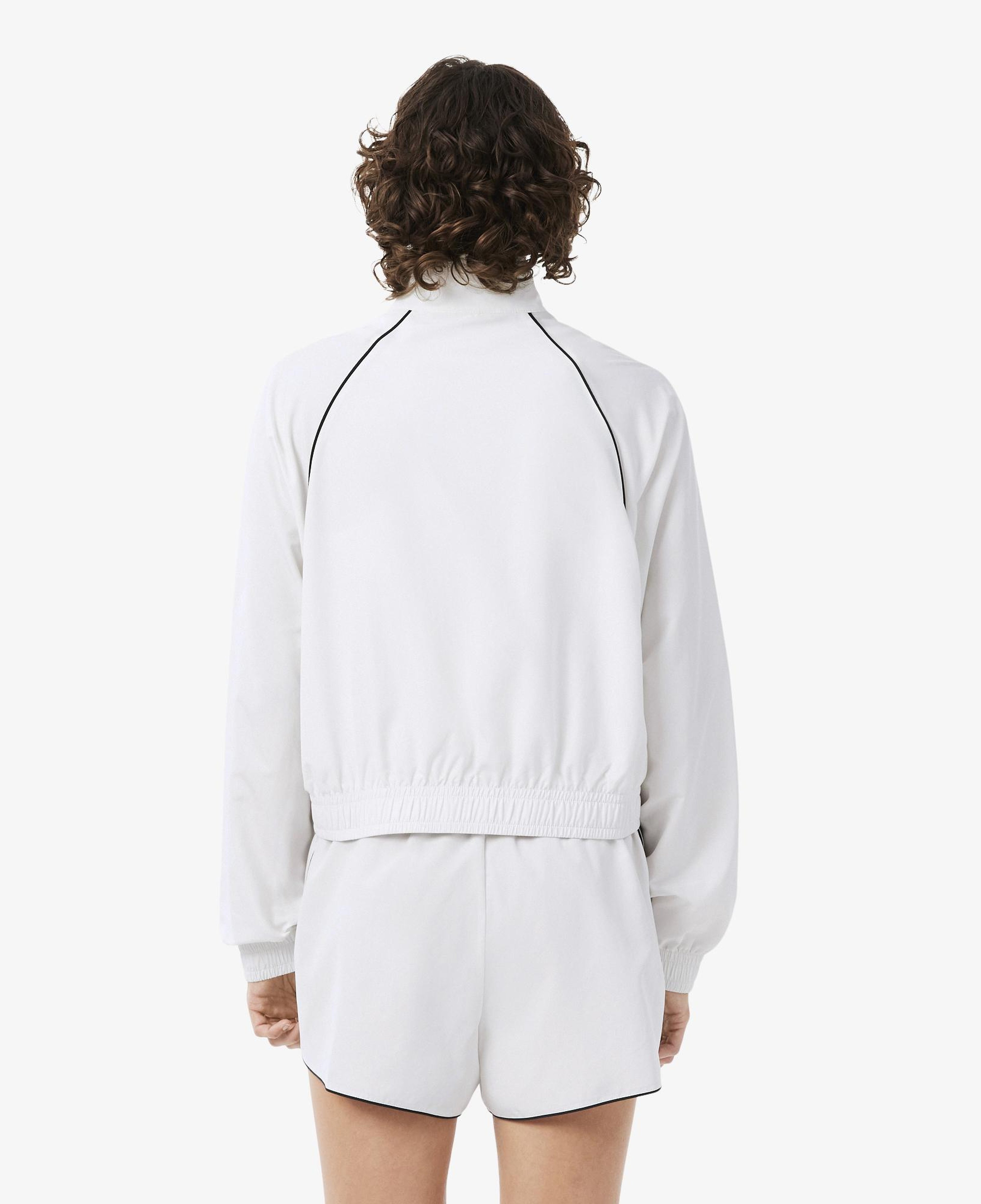 SPORT Kadın Relaxed Fit Dik Yaka Beyaz Ceket
