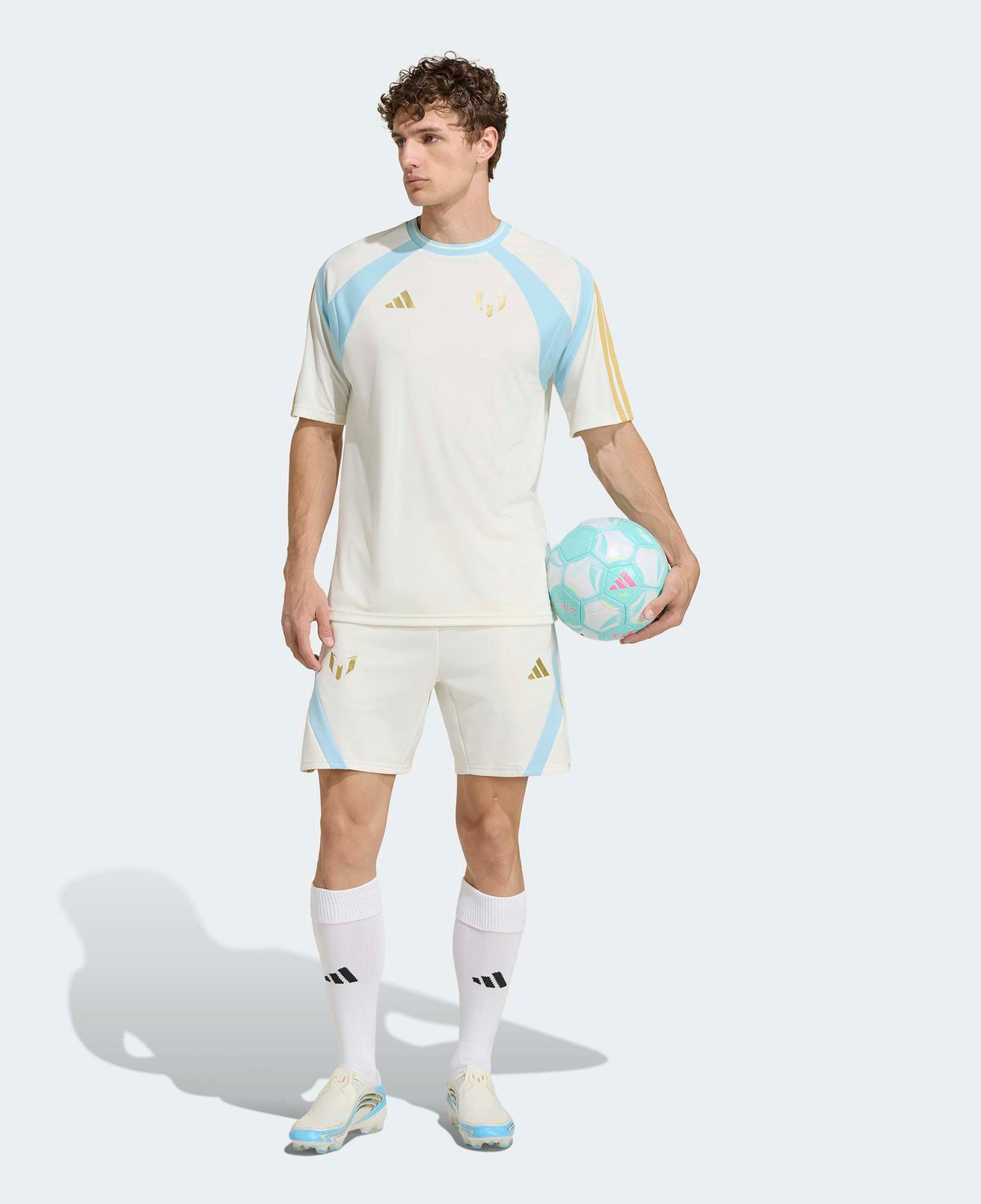 adidas Messi Hot Sho Erkek Beyaz Şort
