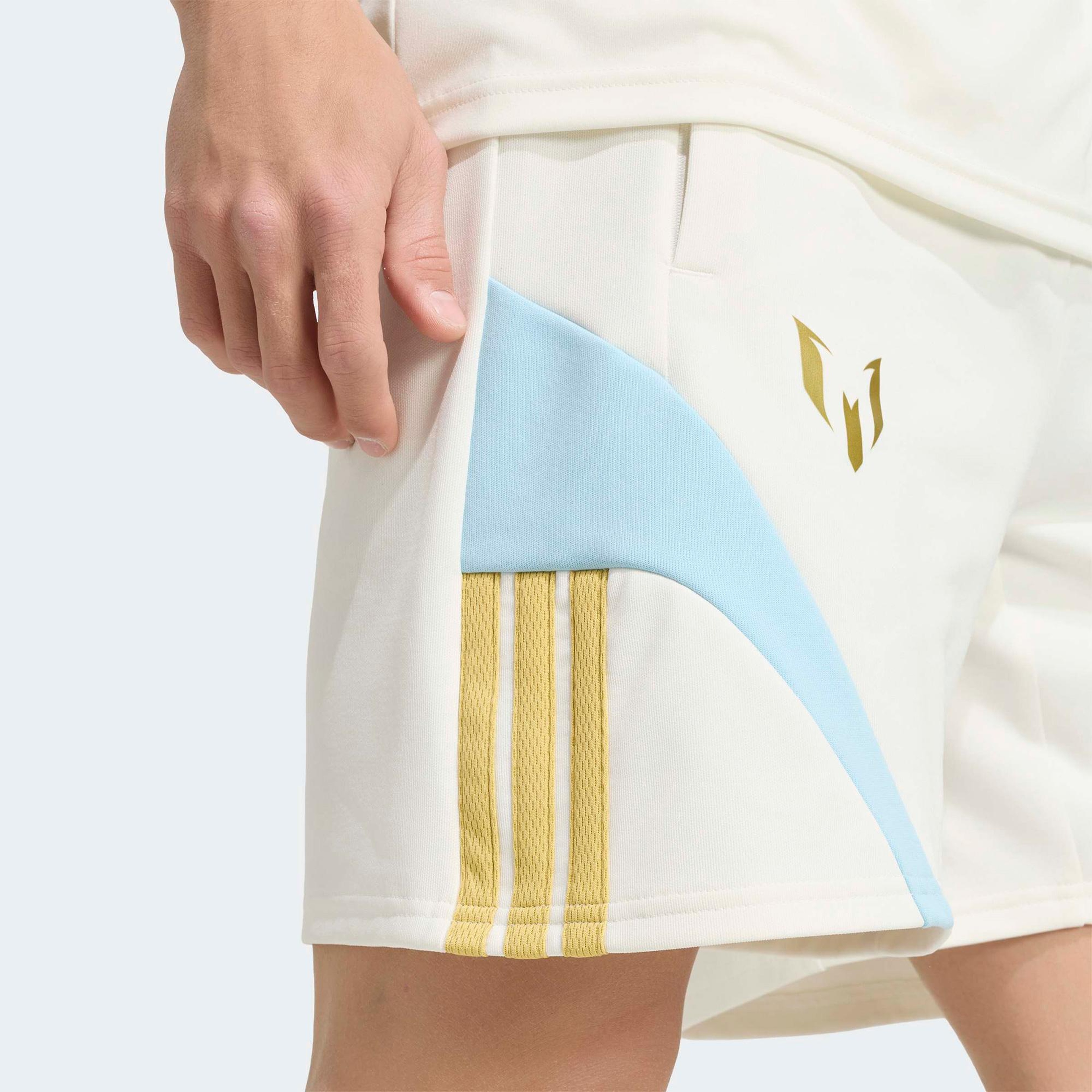 adidas Messi Hot Sho Erkek Beyaz Şort