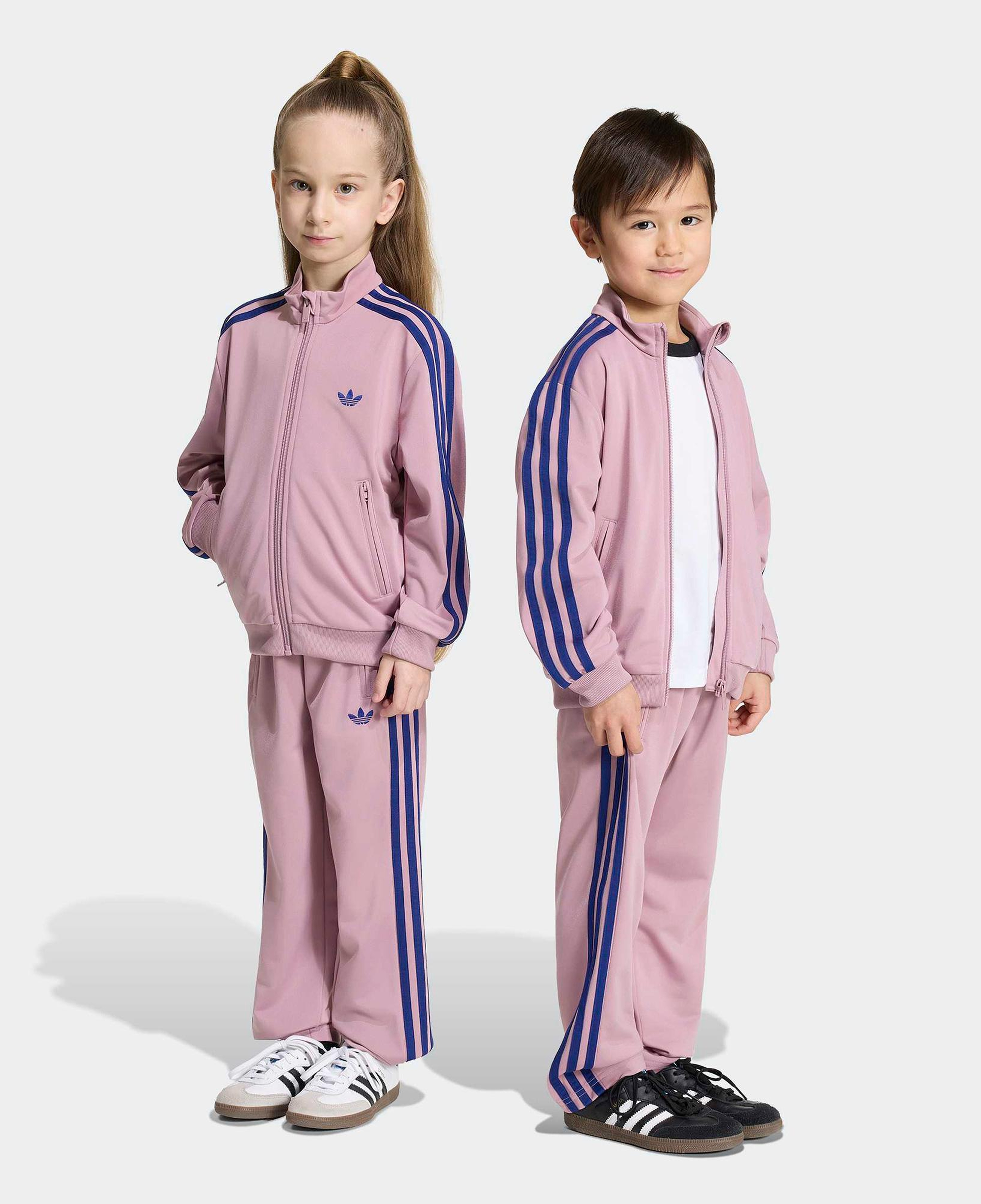 adidas Firebird Çocuk Pembe Eşofman Takımı
